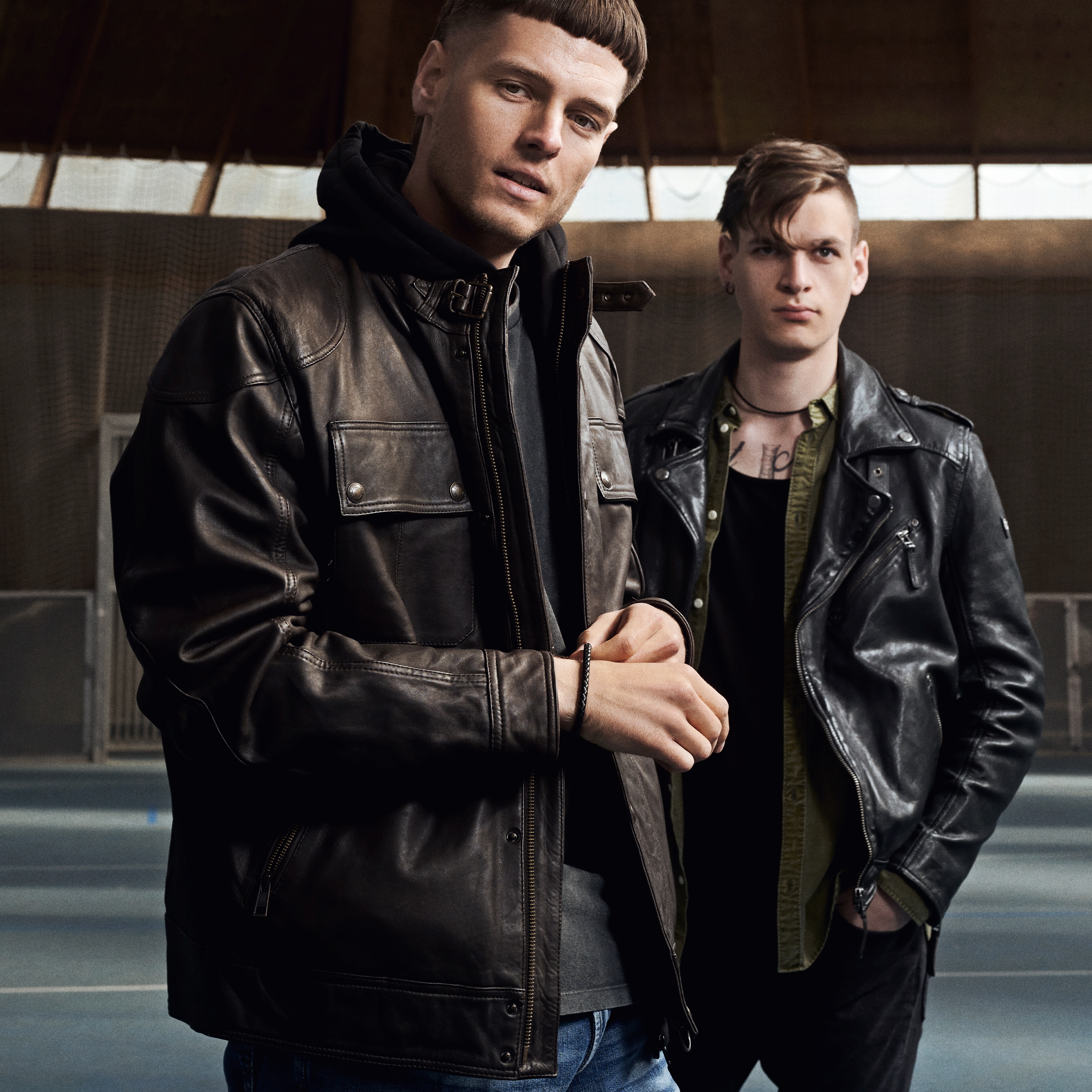 Zwarte Leren Bolo Armband - 4