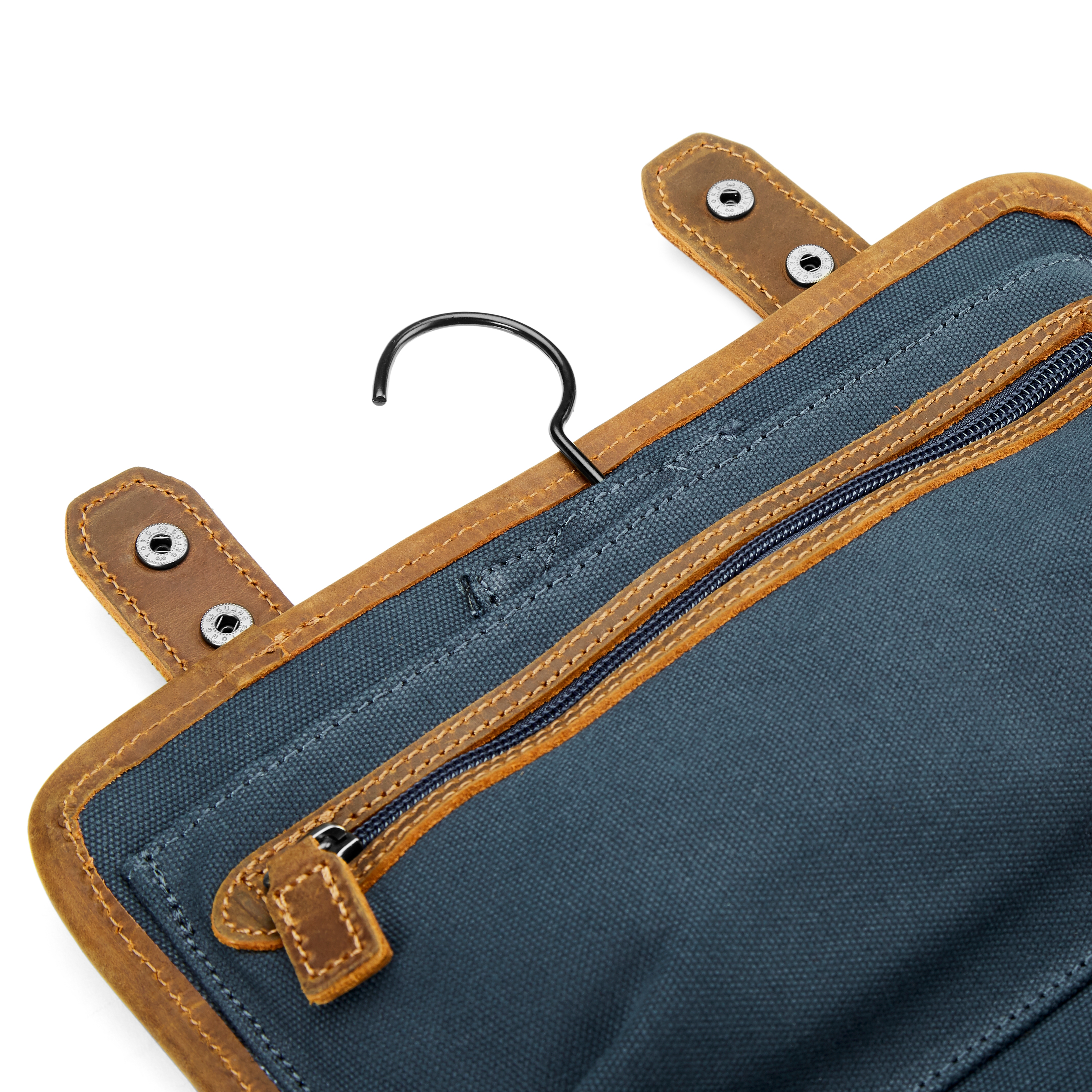 Sylas Blå & Tan Tarpa Toilettaske - 6
