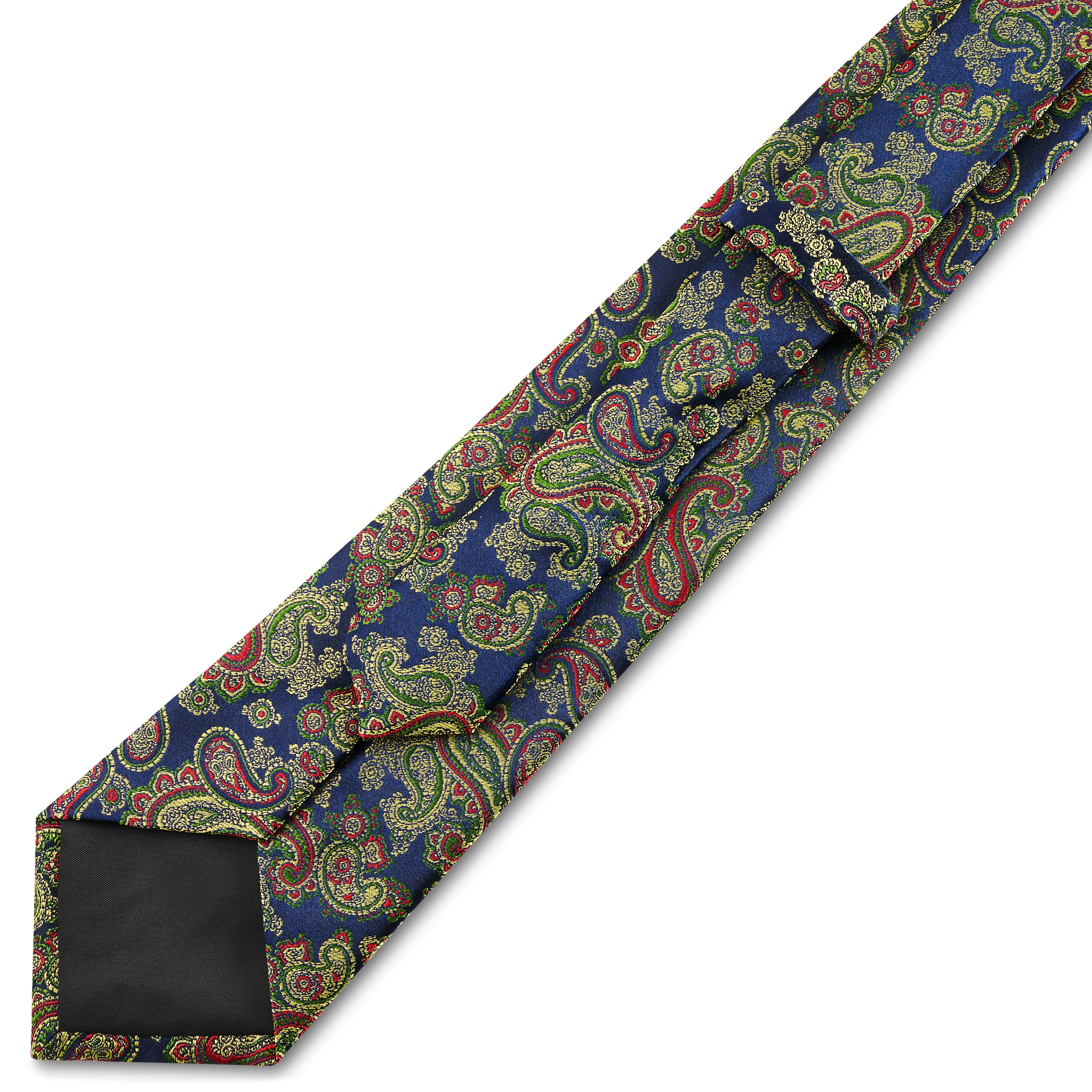 Colourful LIGHT BLUE PAISLEY Pattern Silk Necktie | 8 cm - 5
