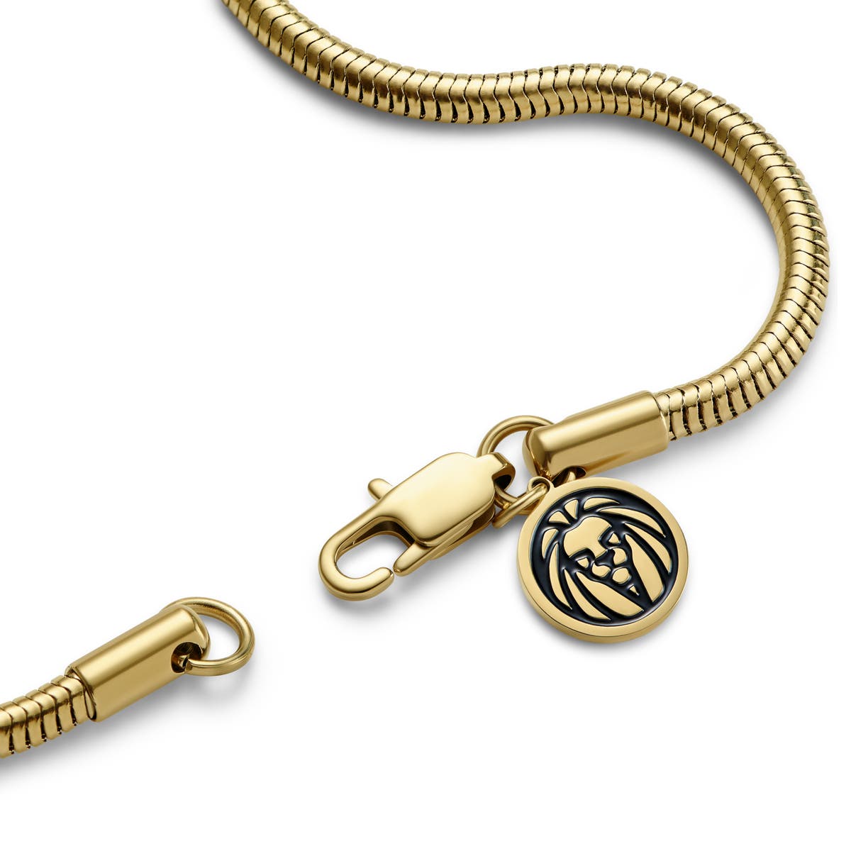 Essentials | 3 mm Goudkleurige Armband met Slangenschakels | Op ...