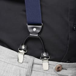 Bretelle da lavoro resistenti da uomo, 5 cm di larghezza x schiena, con 4 clip resistenti, regolabili e elastiche, 2,5 cm, nero, Taglia unica Bretelle da lavoro resistenti da uomo, 5 cm di larghezza x schiena, con 4 clip resistenti, regolabili e elastiche, 2,5 cm, nero, Taglia unica