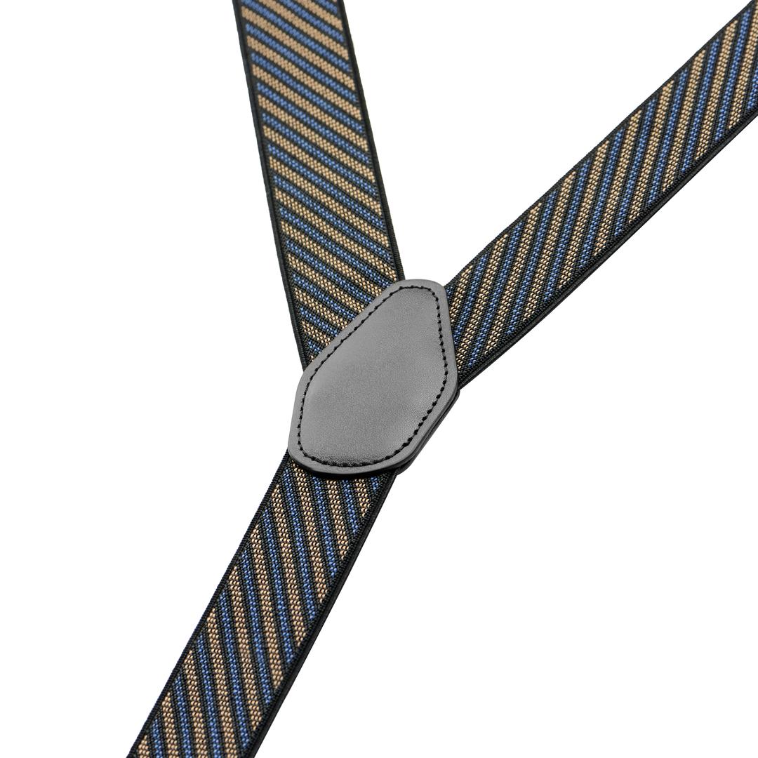 Bretelle Larghe Blu Navy Con Asole Per Bottoni | Disponibile! | Trendhim - Foto 13