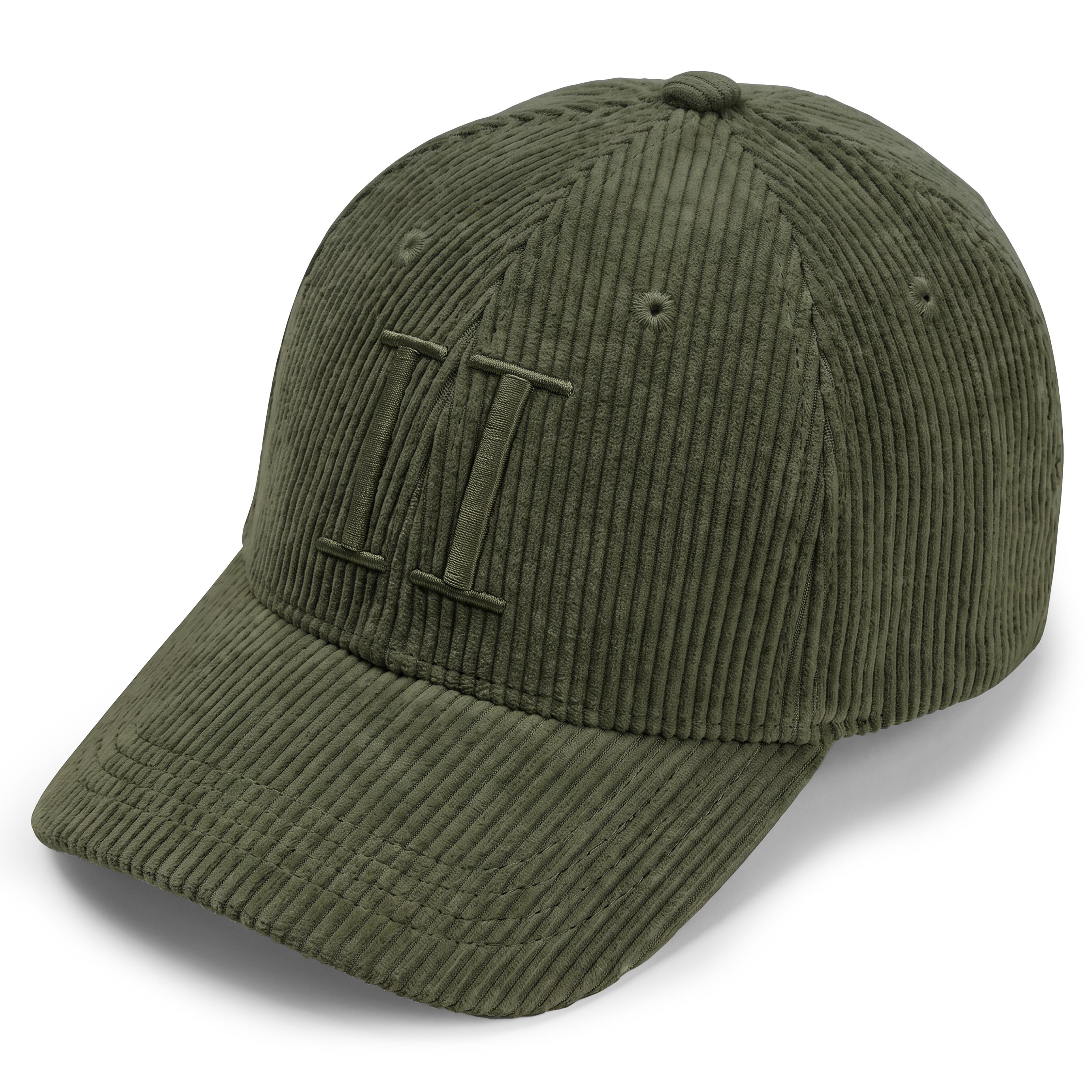 Les Deux | Dark Green Core Corduroy Baseball Cap Les Deux | Dark Green Core Corduroy Baseball Cap