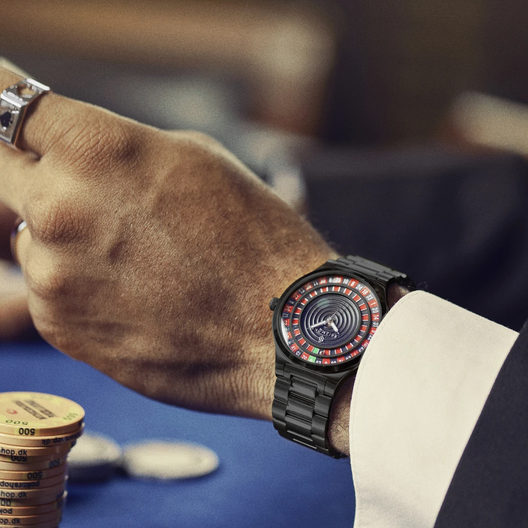 Ace Rothstein Watch Ace | Black Stainless Steel Quartz Movement Roulette Watch | In stock ...