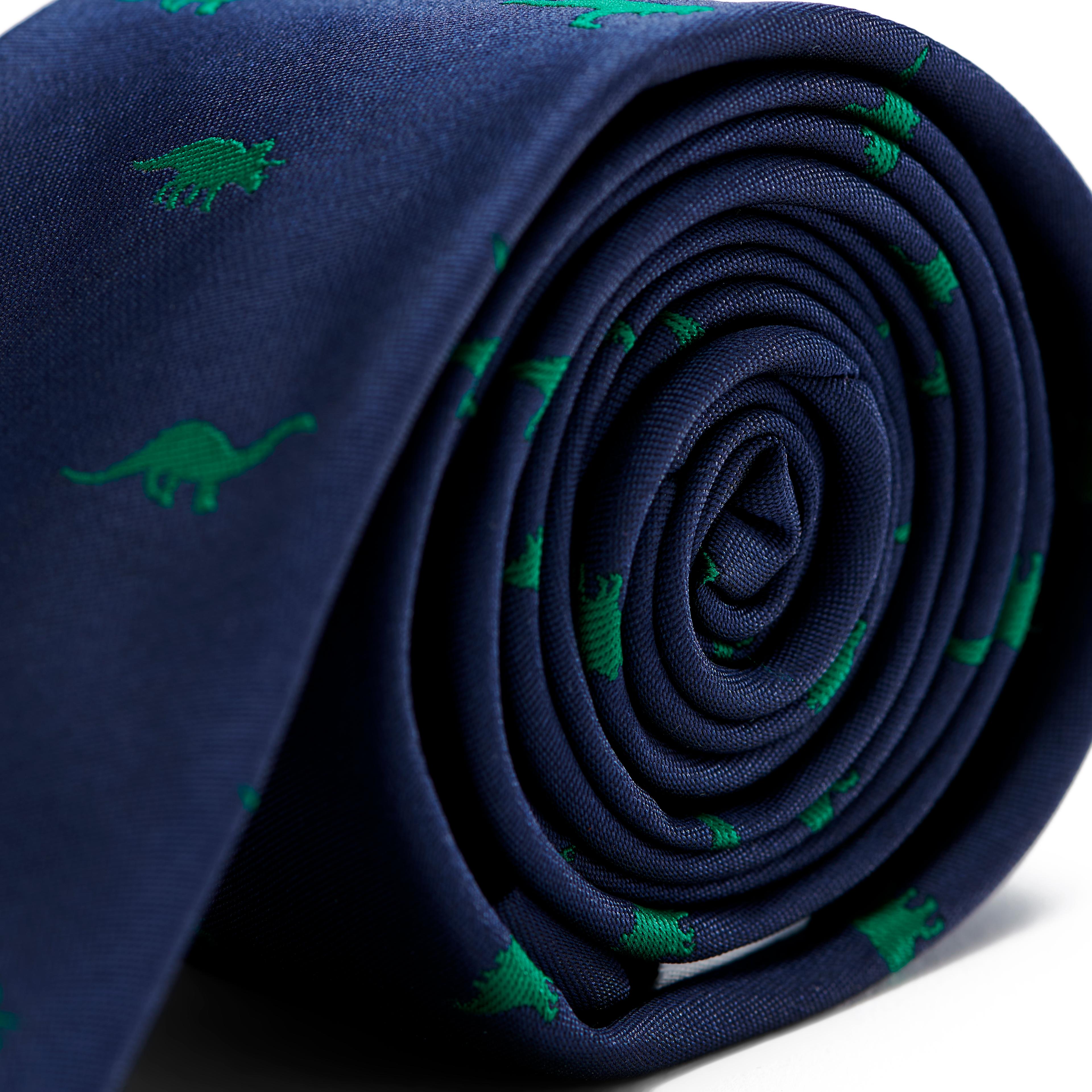 Cravatta Skinny A Pois Blu Navy Per Uomo – Tessuto 1200 Aghi, Fodera Premium