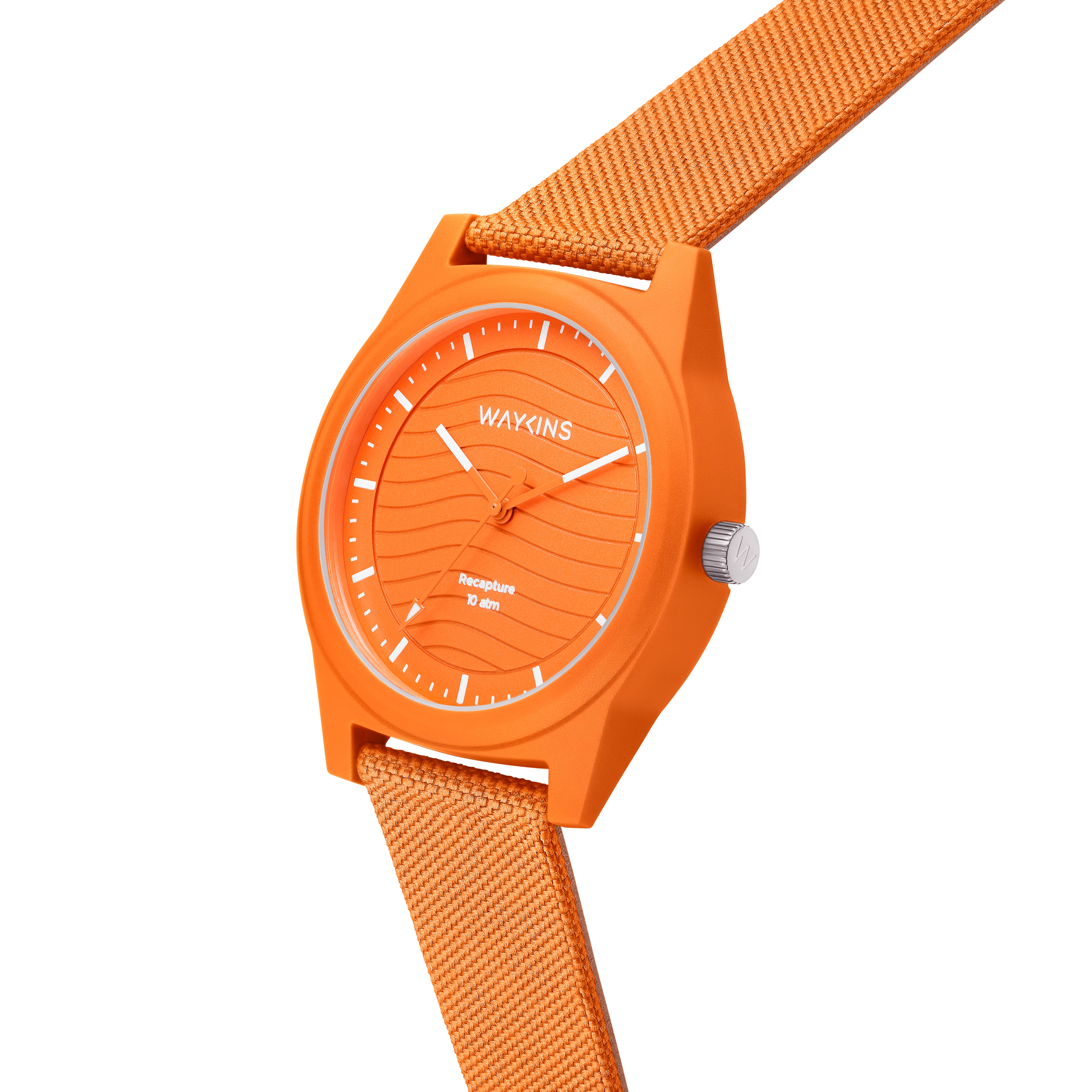 Recapture | Limited Edition Orange Recycled Material Watch - 7