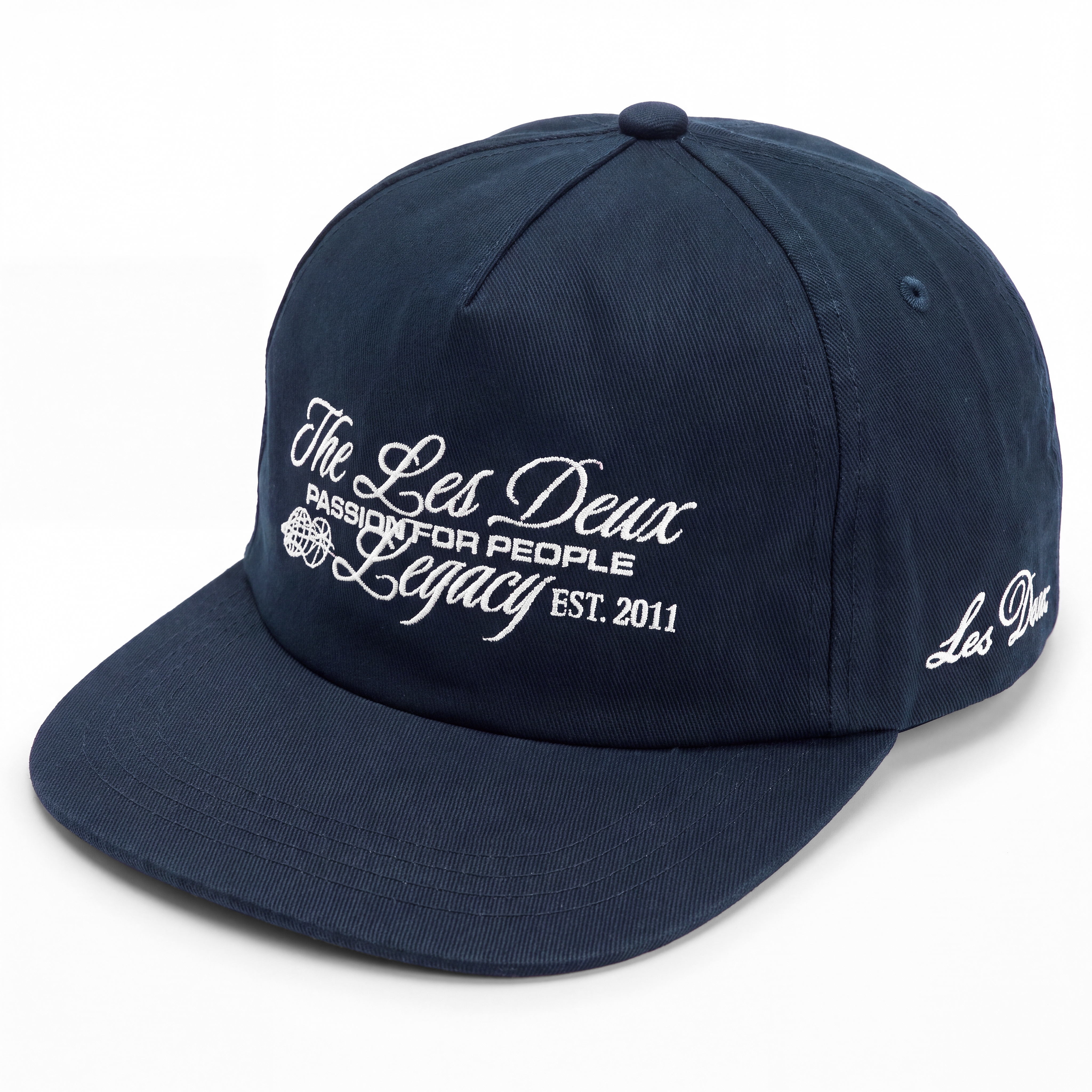 Les Deux | Navy Legacy Letterman Cap
