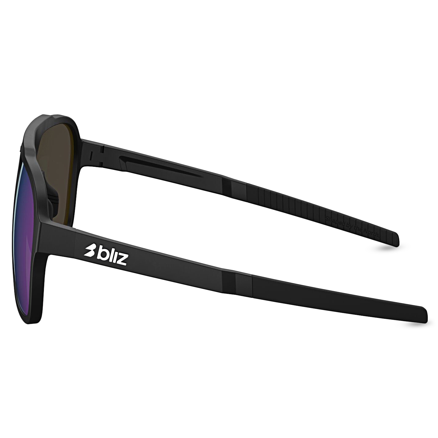 Black & Blue Retro Sunglasses | Bliz 0ZB7018 - 4