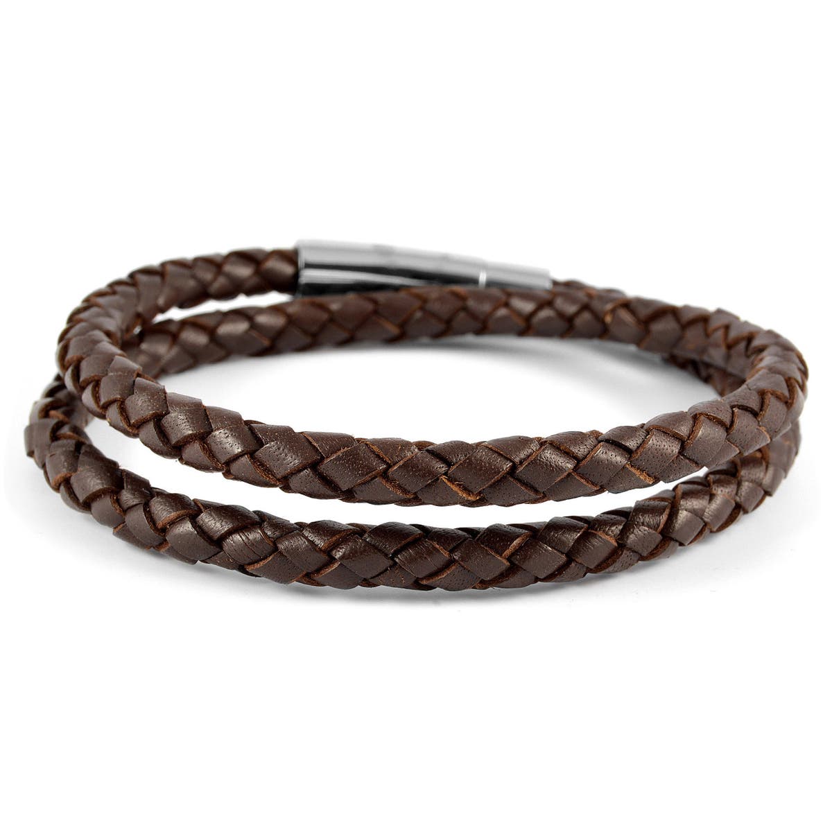 6mm Dark Brown Twist Bolo Leather Bracelet | In stock! | Fort Tempus