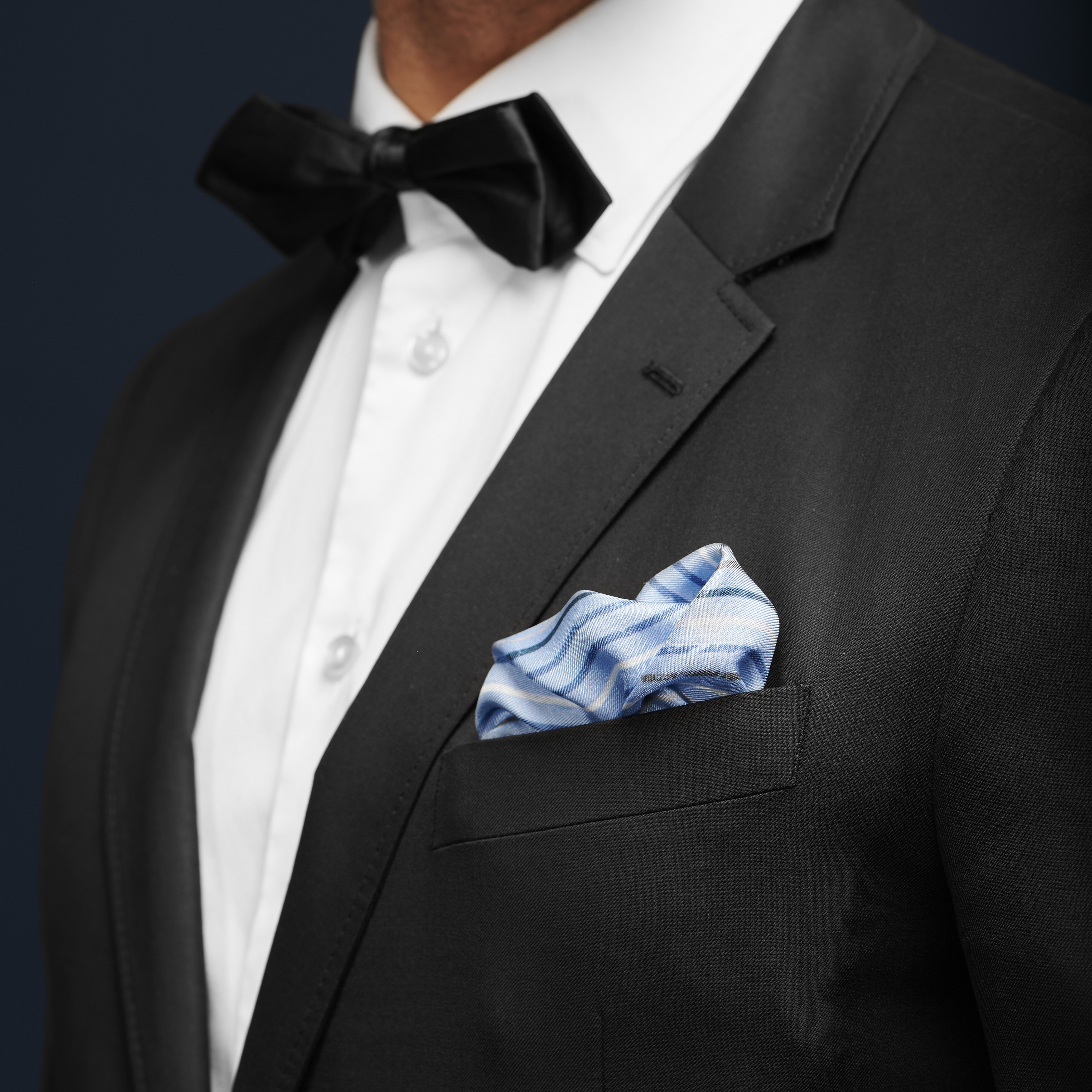 Pochette de costume en soie Blaise Brux - 6