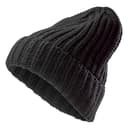 Bonnet noir à grosses mailles Fee Moontagna Bonnet noir à grosses mailles Fee Moontagna