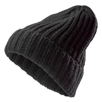 Căciulă beanie Montagna neagră tricotată