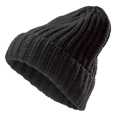 Fee Black Chunky Knit Montagna Beanie Fee Black Chunky Knit Montagna Beanie