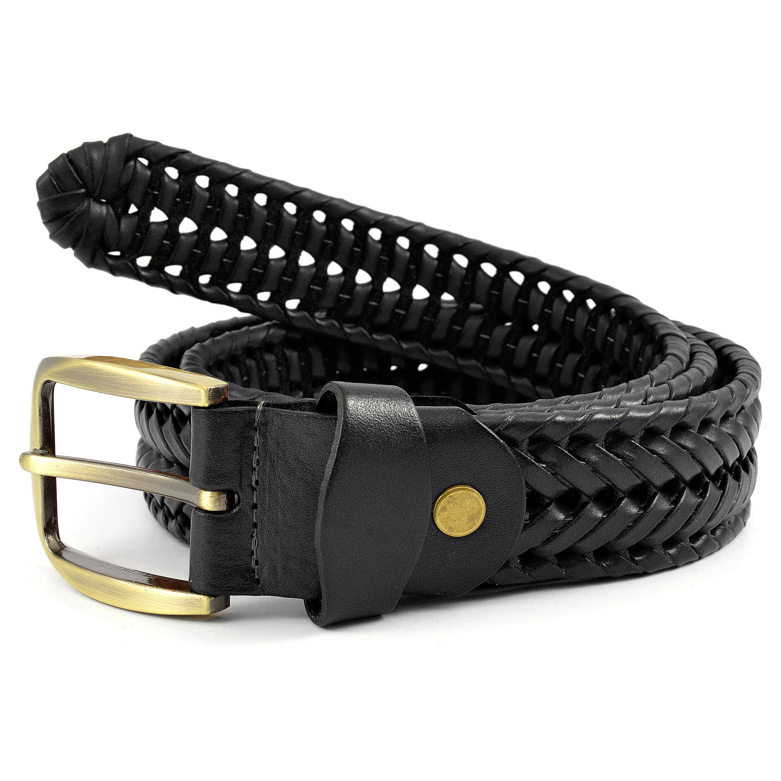 Svart Flätat Bälte - 3