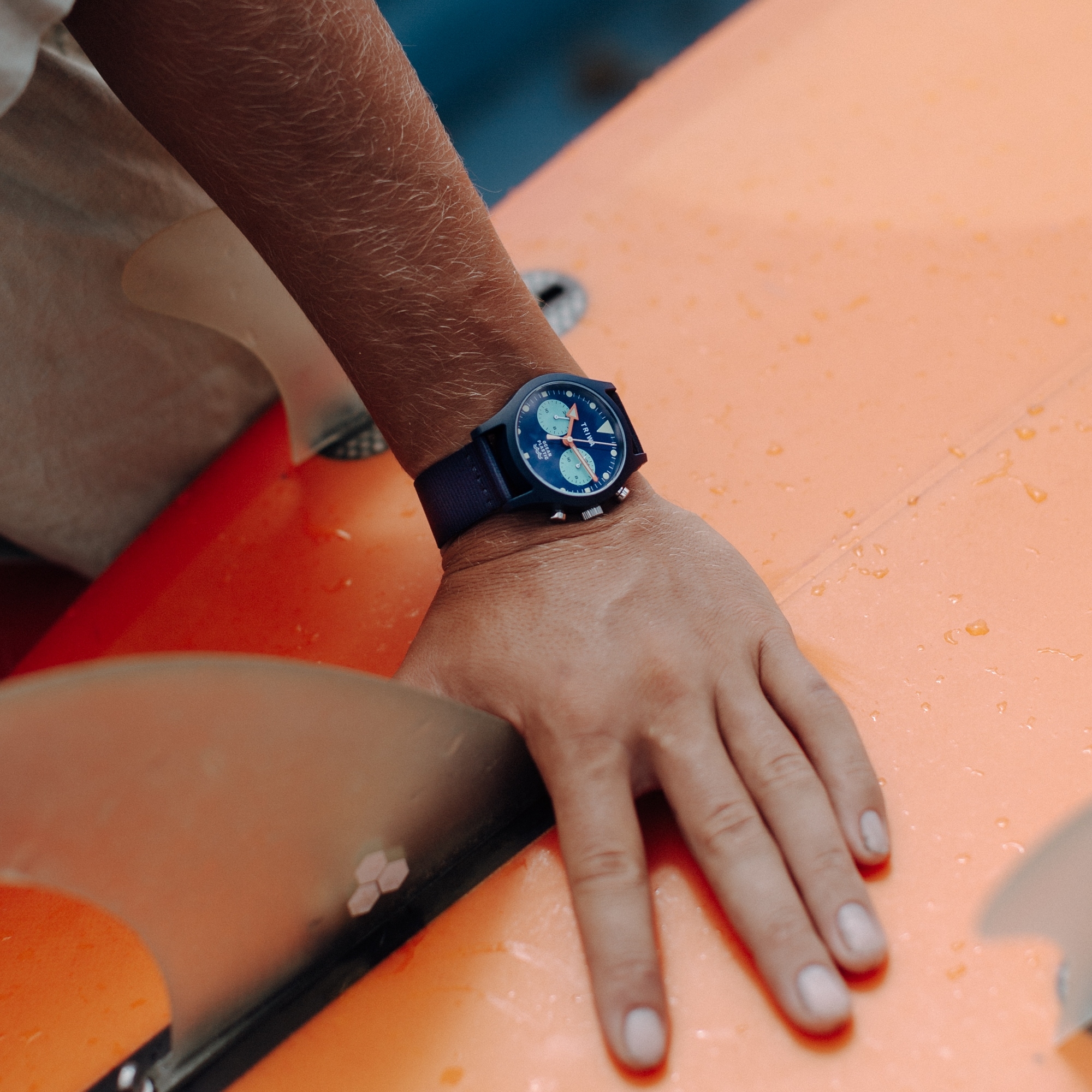 Ocean Plastic Timer Blue - 6