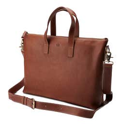 Felix Tan Leather Tote Bag - 1 - primary thumbnail small_image gallery