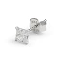 Nova | 925 Sterlingsølv Kvadratisk 7A Premium Zirkonia Ørering - 4 mm Nova | 925 Sterlingsølv Kvadratisk 7A Premium Zirkonia Ørering - 4 mm