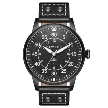 Apollo | Czarny zegarek pilota