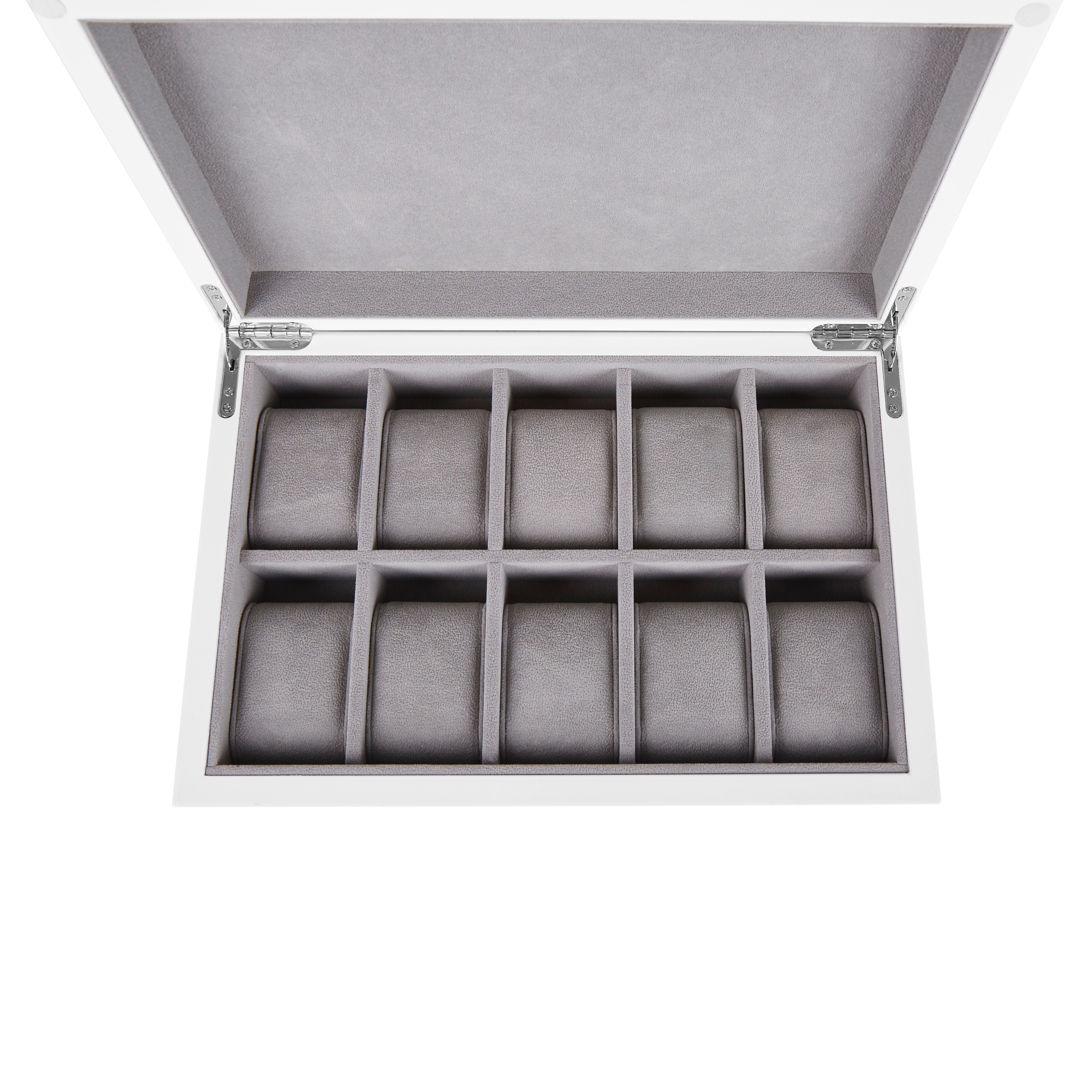 Coffret pour montre en bois laqué noir et argent - 10 Montres - 4