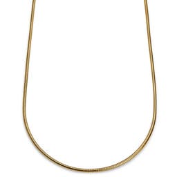 Essentials | 3 mm Gold-Tone Snake Chain Necklace