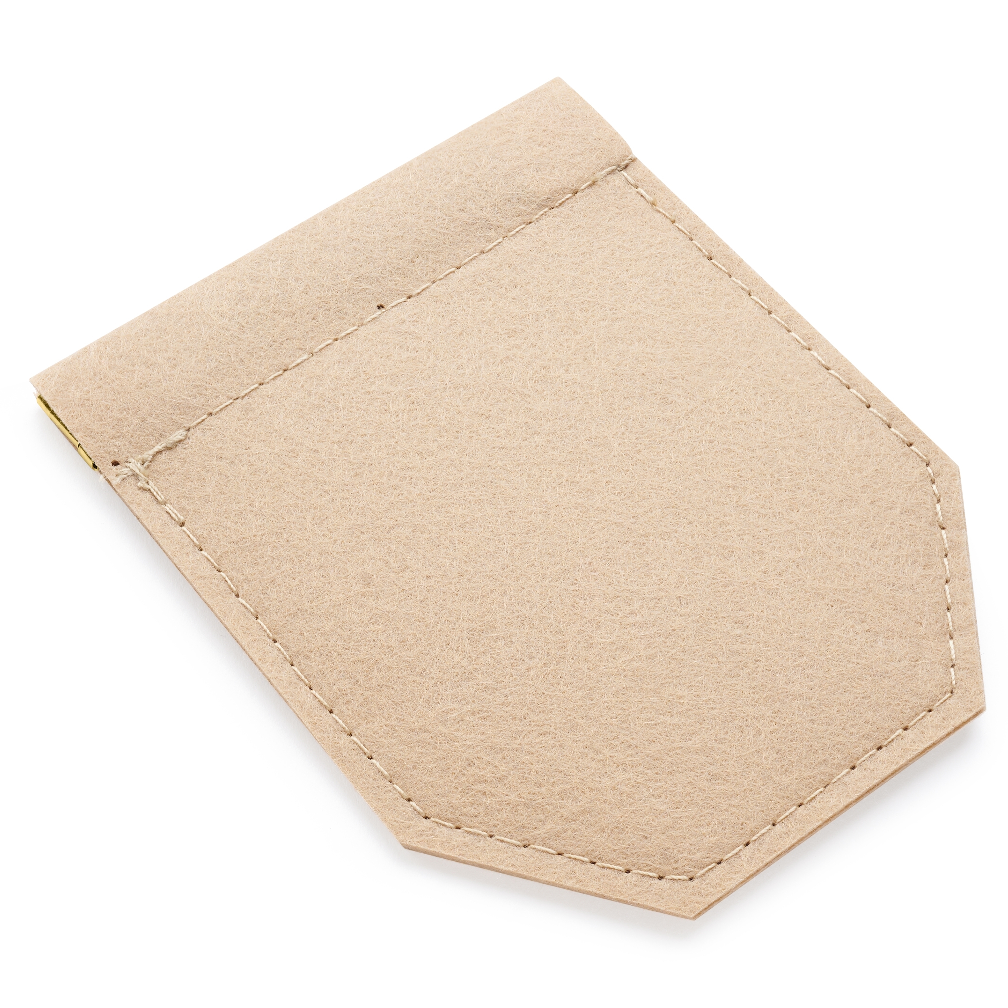 White, Sand, and Brown Pocket Square Holder Set - 2