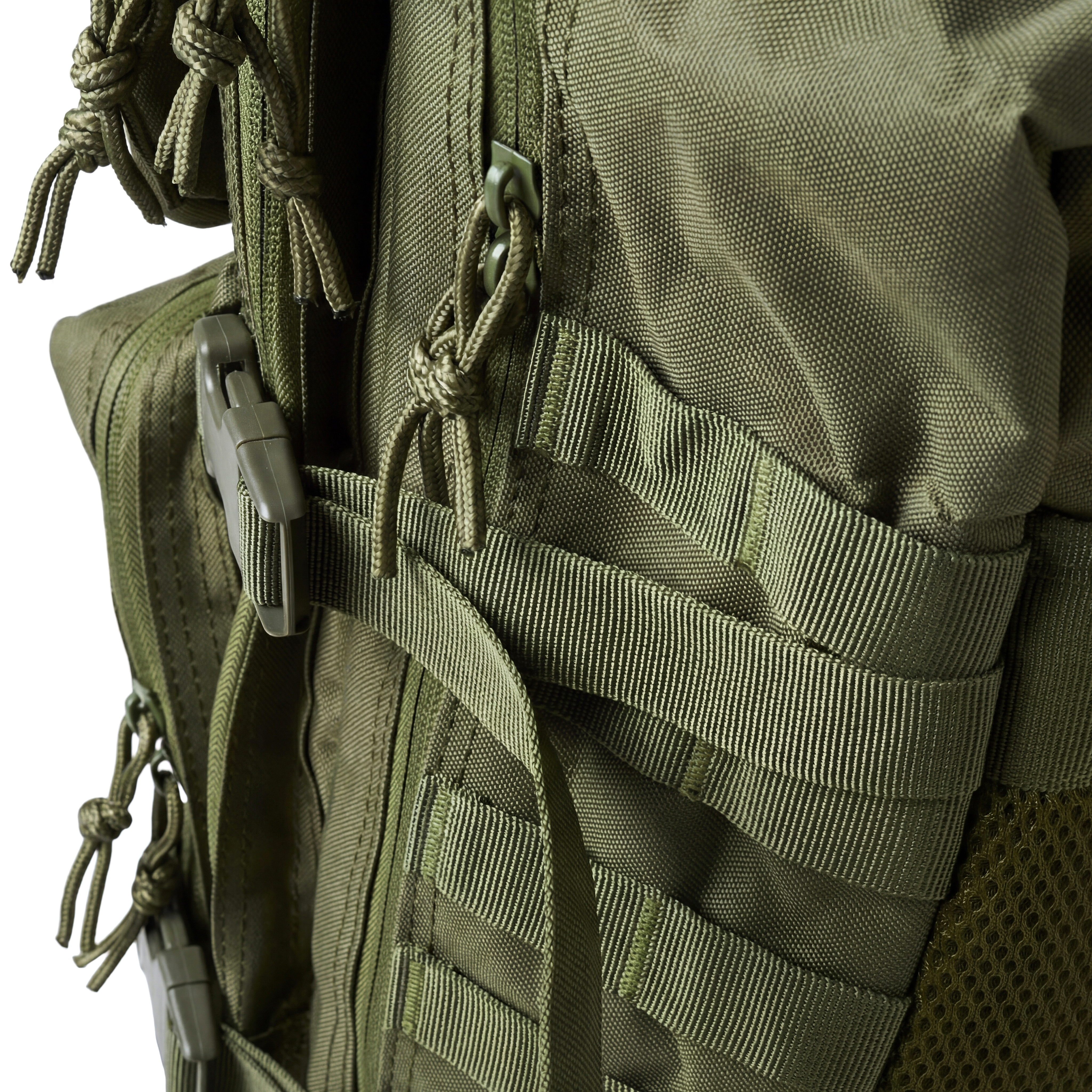 Expedition | Armygrüner taktischer Rucksack mit 40 L Volumen und Patch-Fläche - 5