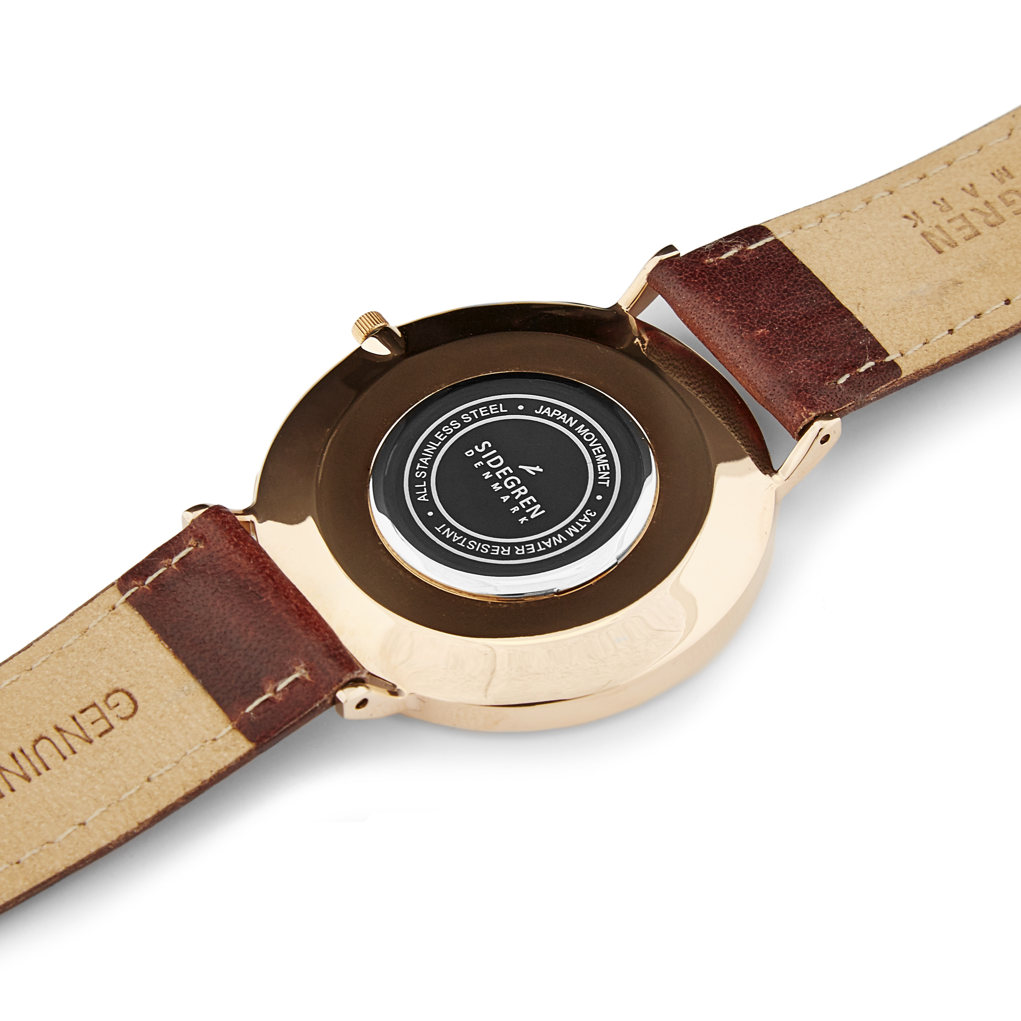 Rosegold & Brown Nivil Watch - 5