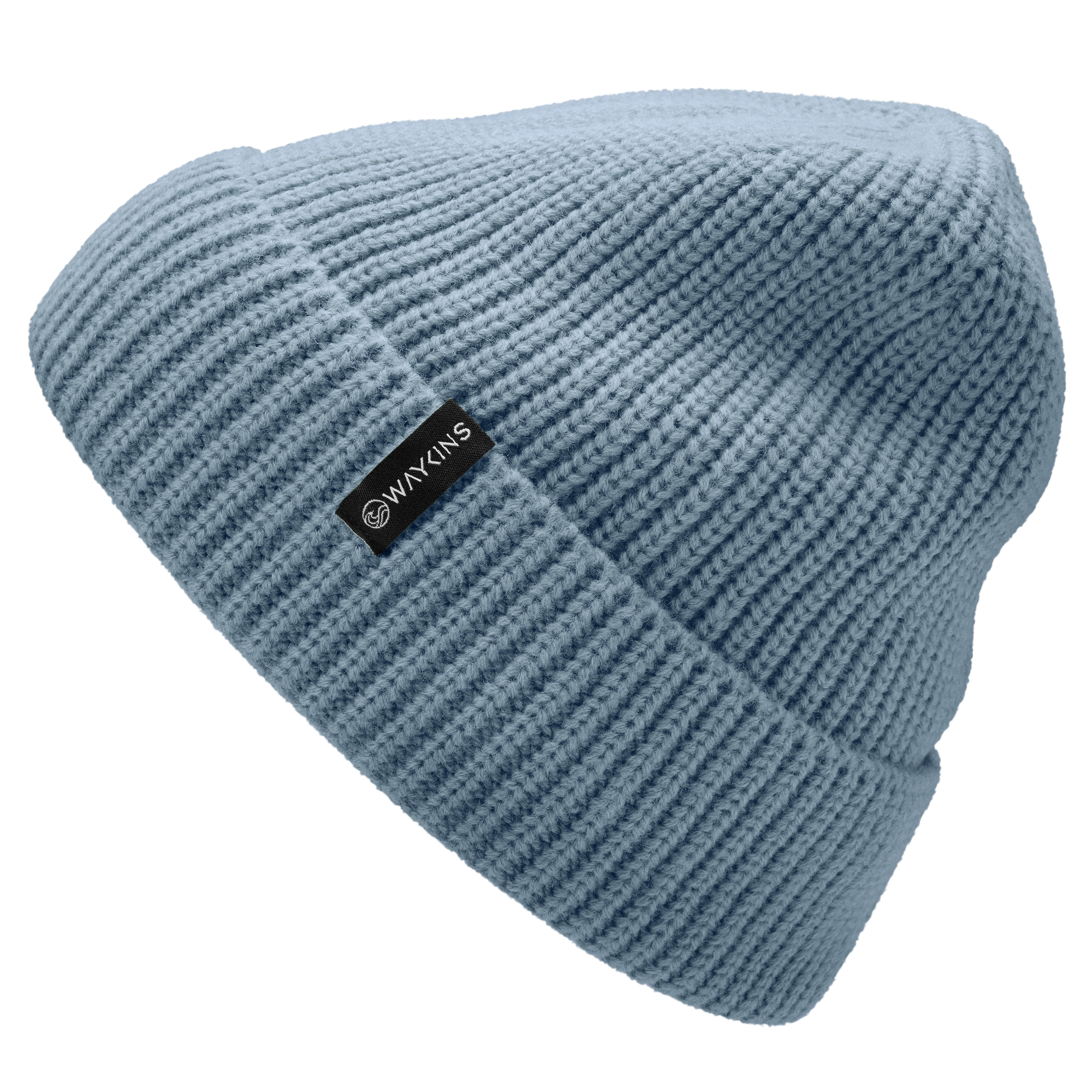 Baltic | Gorro de punto de canalé de acrílico azul - 3