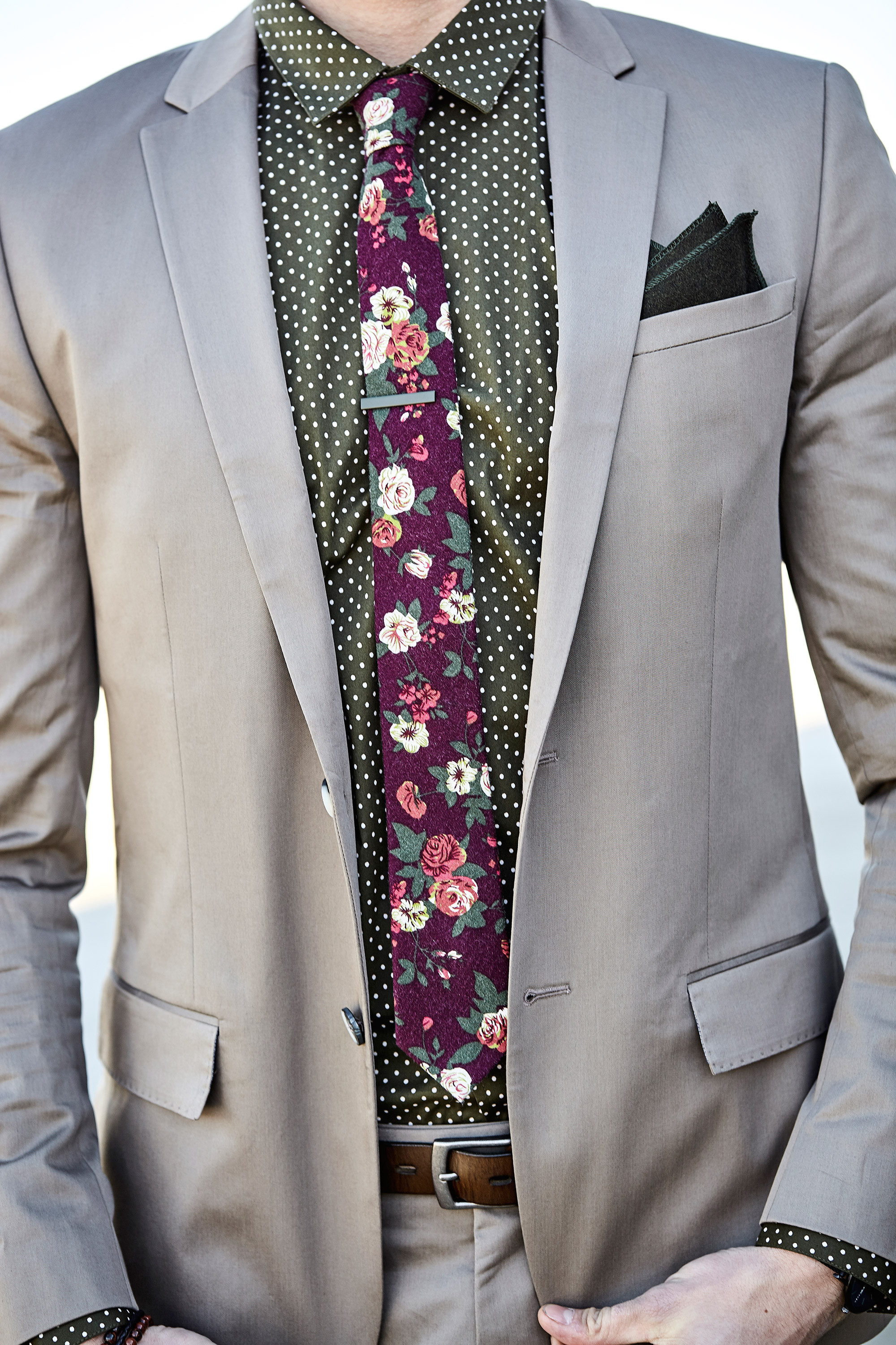 Bordeaux Blomst Slips - 4