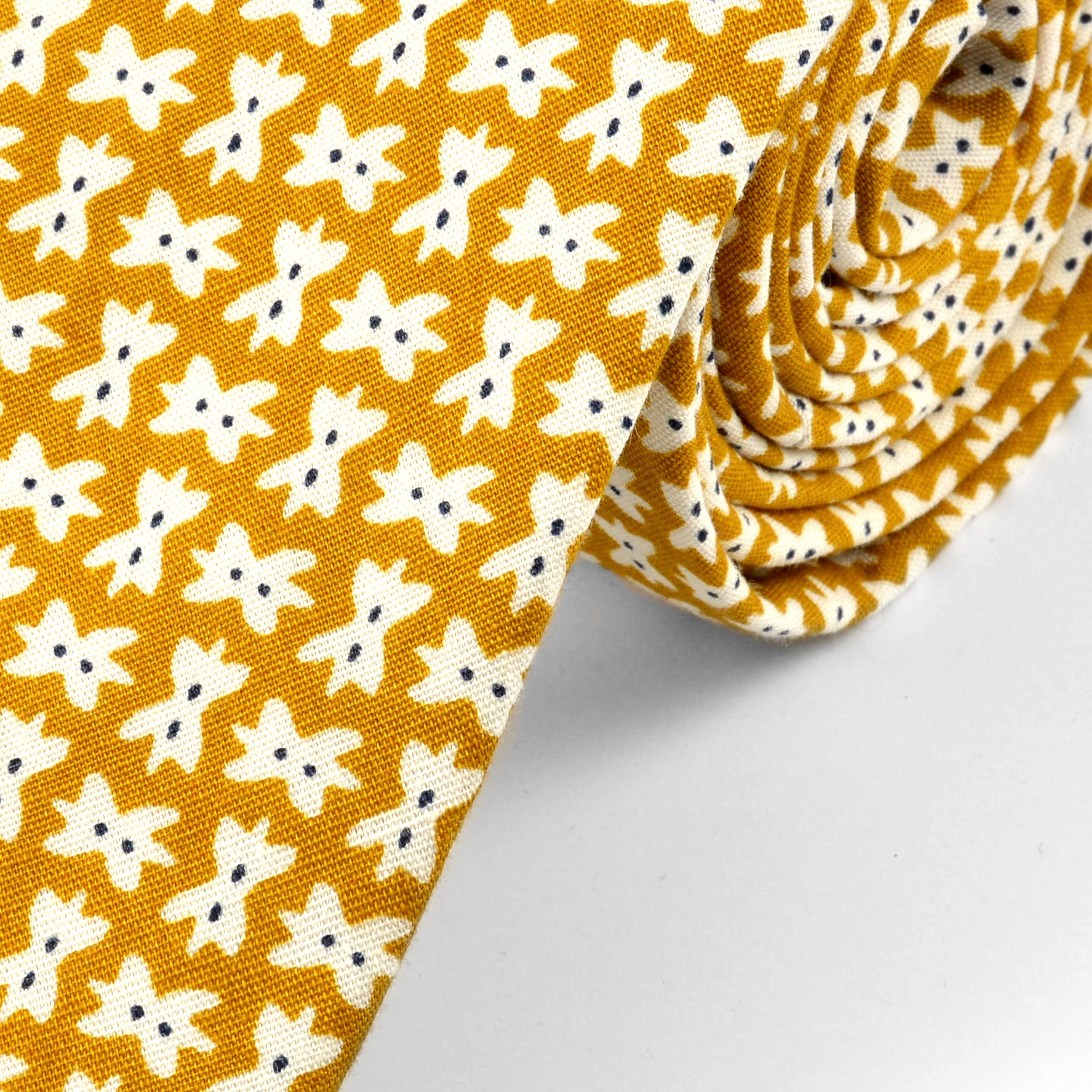 Brunt Sløyfedesign Bomullsslips - 2