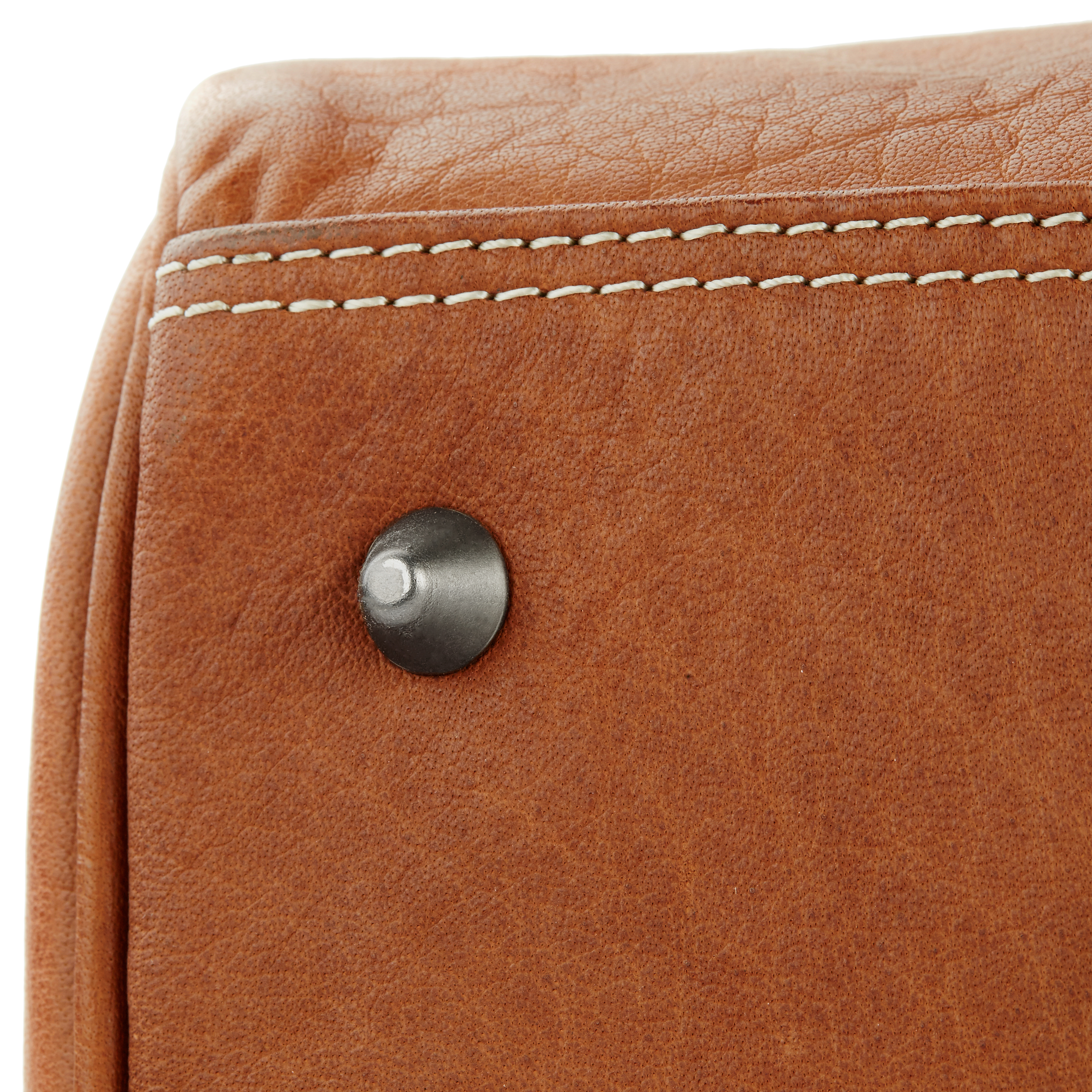 Oxford Classic Tan Weekender Leather Bag - 11