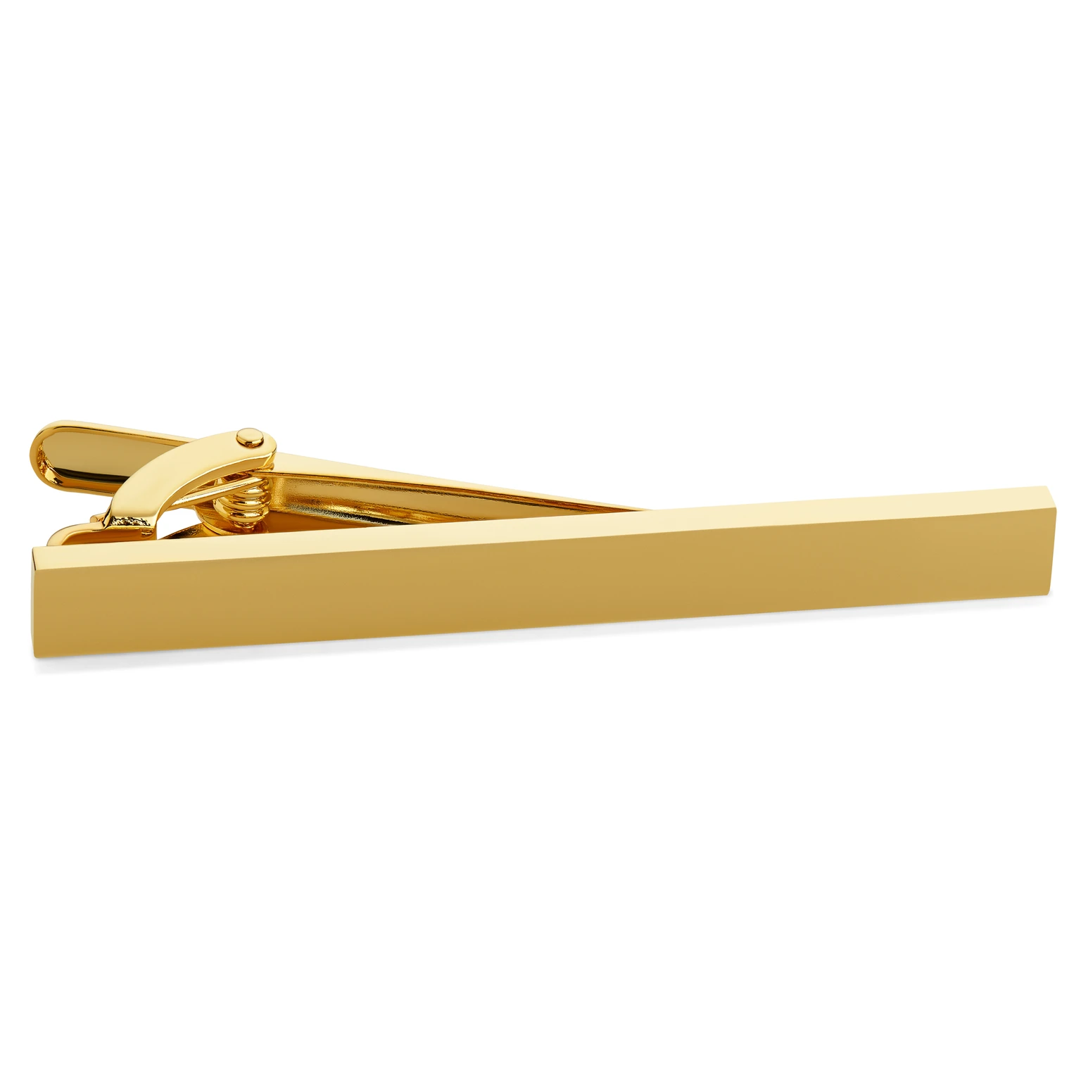 Pasador de corbata de 5.5 cm en tono dorado pulido Pasador de corbata de 5.5 cm en tono dorado pulido
