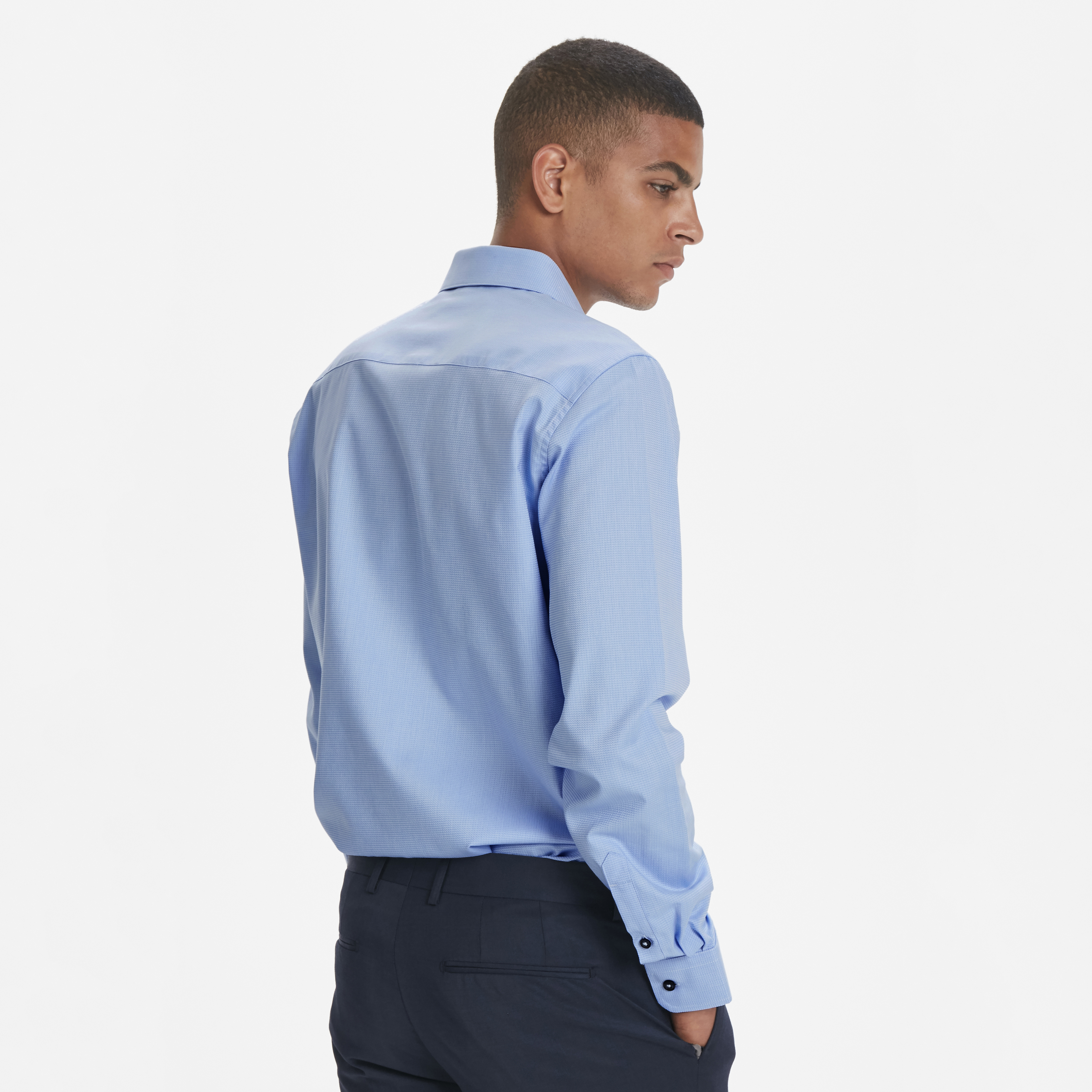 Trostol Business Blue Shirt  - 9