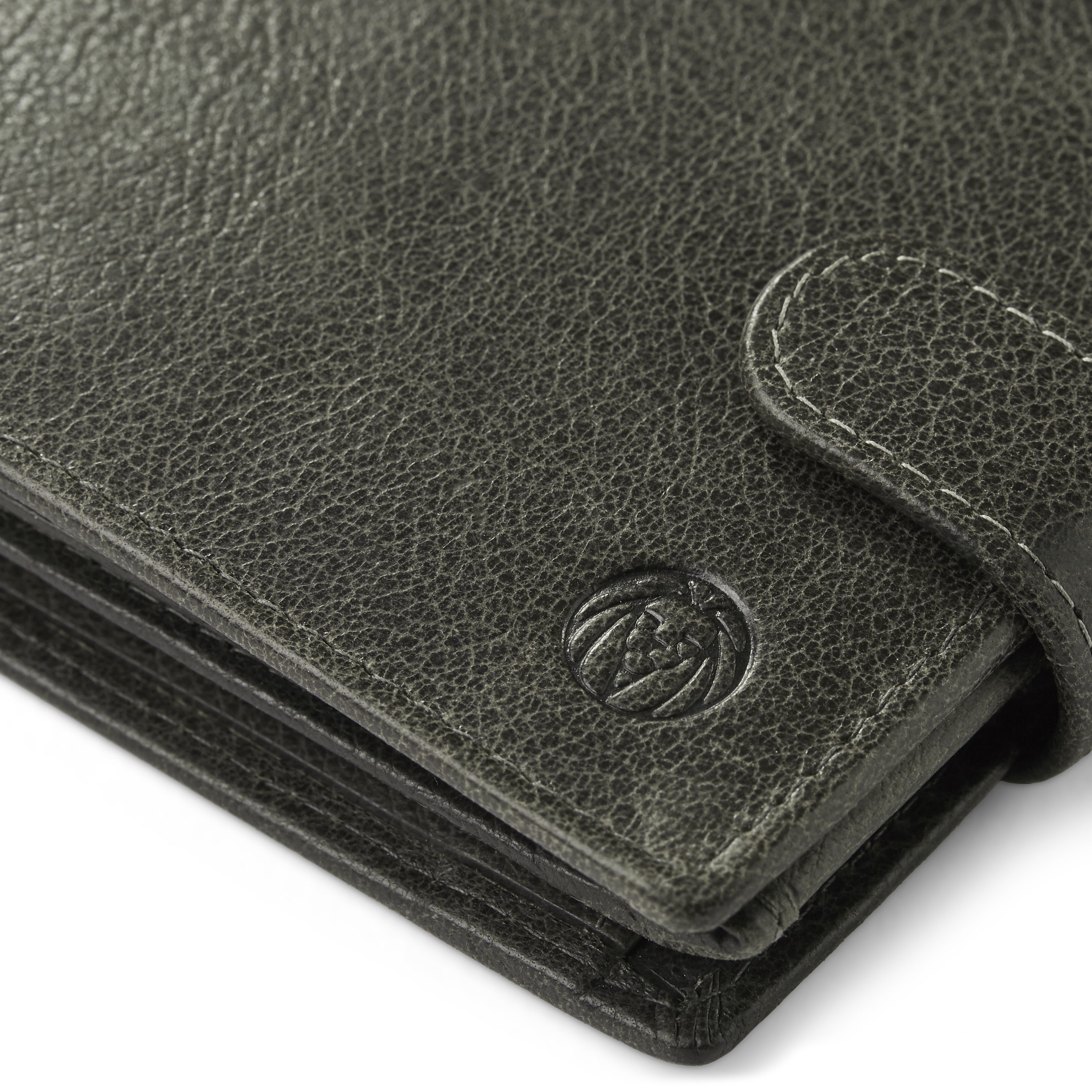 Brown-Grey Ergonomic Licio Leather Wallet - 12