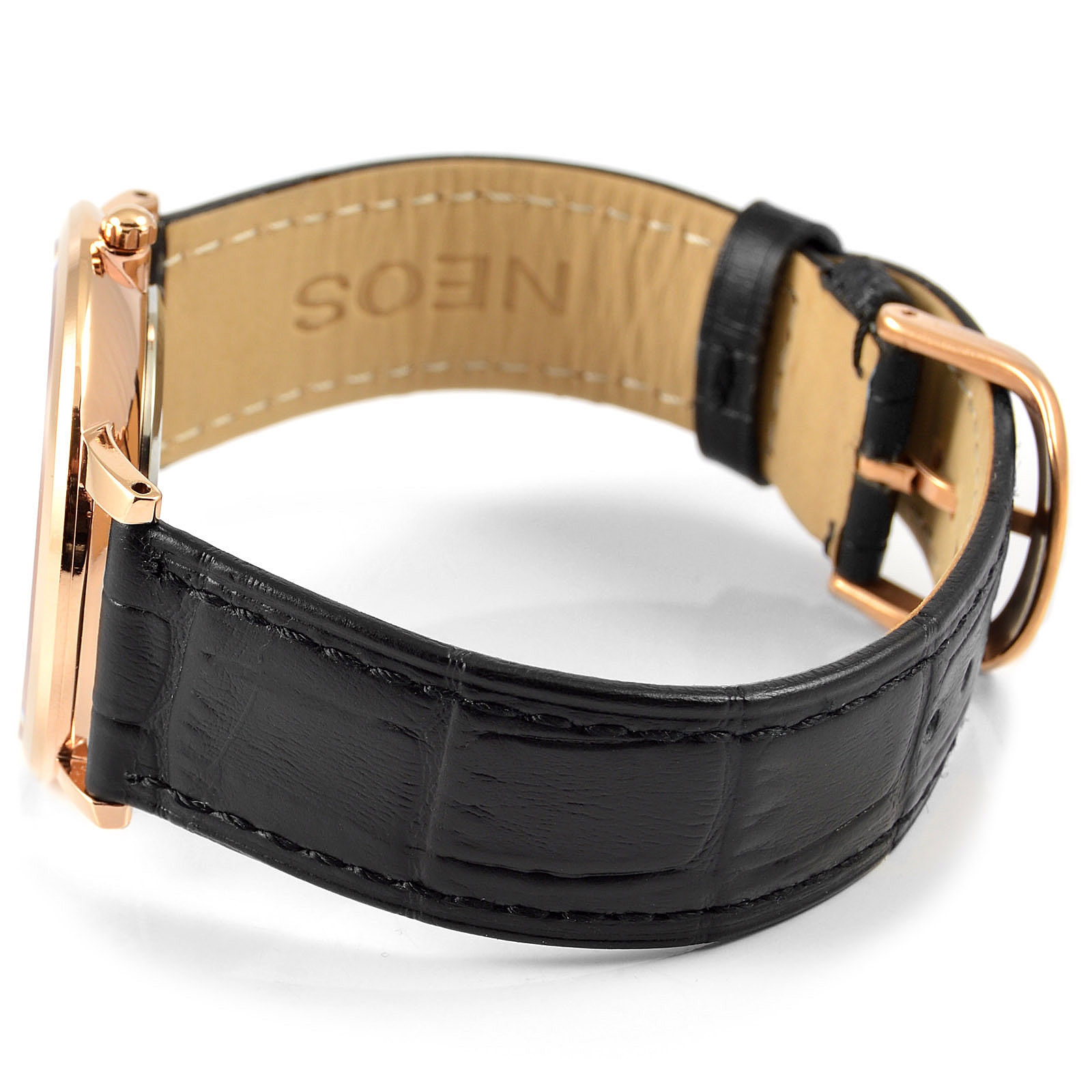 Black & Gold Sapphire Watch - 4