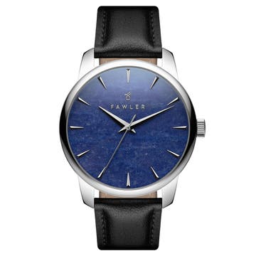 Beleza | Silver-tone Stainless Steel Blue Aventurine Watch Beleza | Silver-tone Stainless Steel Blue Aventurine Watch