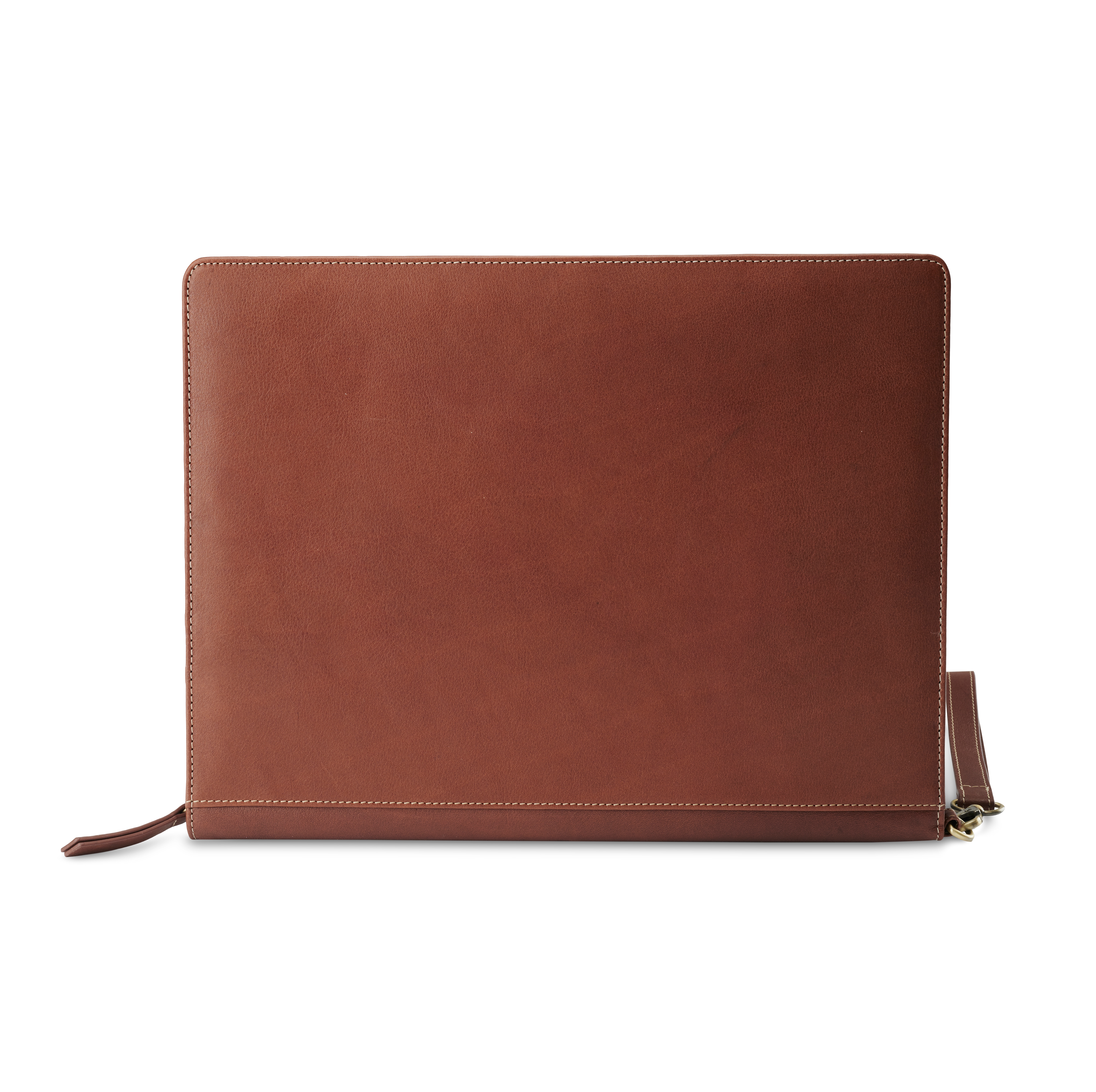 Portafolios de cuero canela Franklyn - 4