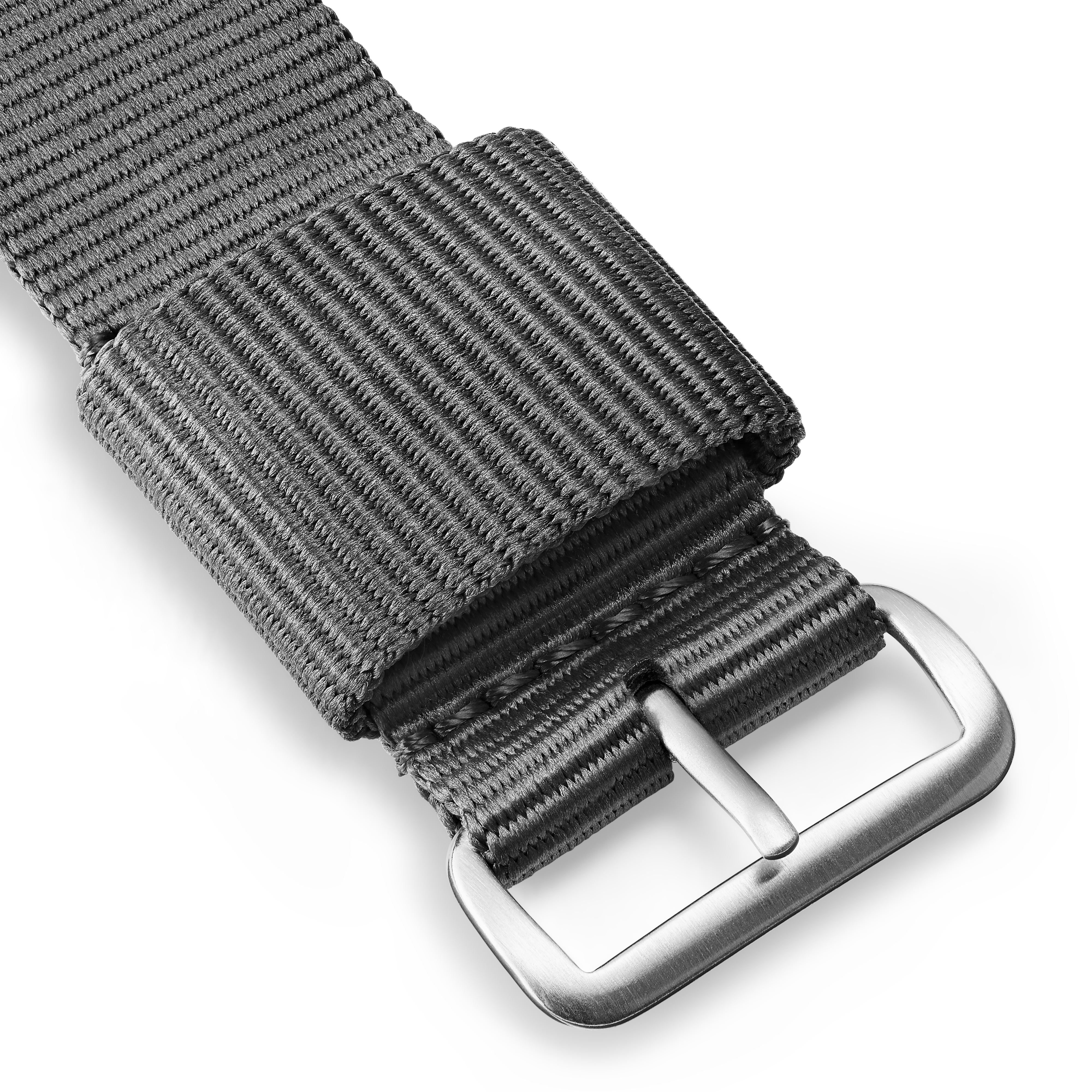 Ryka | 20 mm Uhrenarmband aus dunkelgrauem Nylon - 3