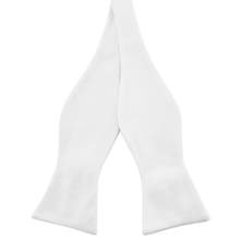 Nœuds papillon blancs à nouer soi-même