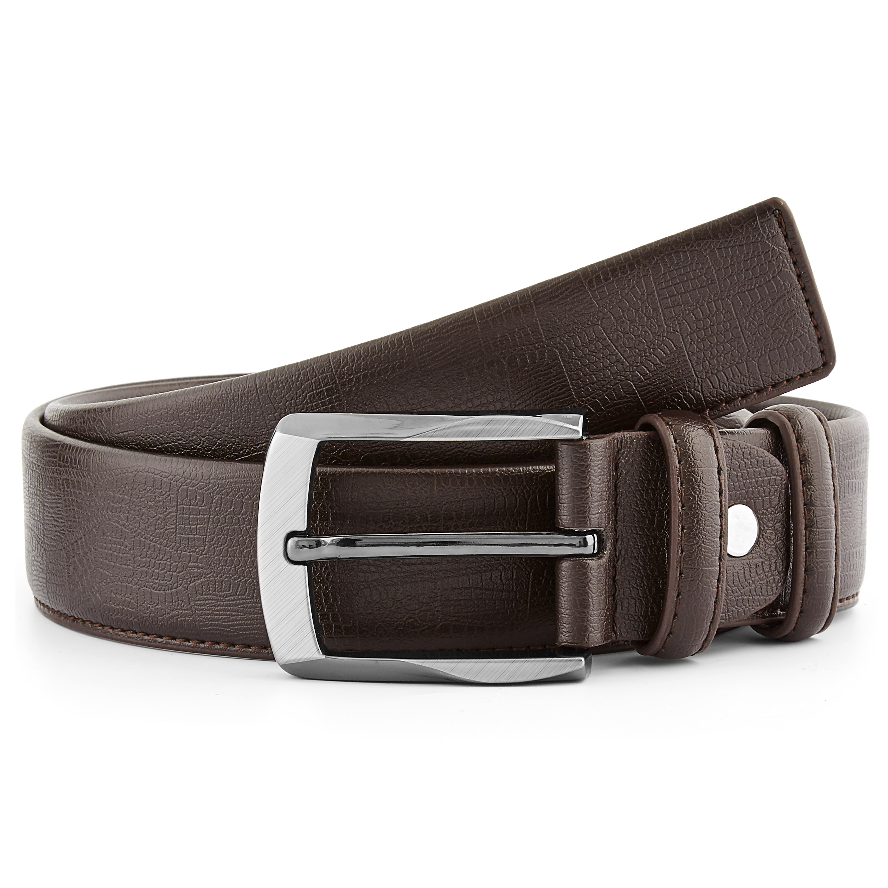 Kapea, tummanruskea nahkavyö - 1