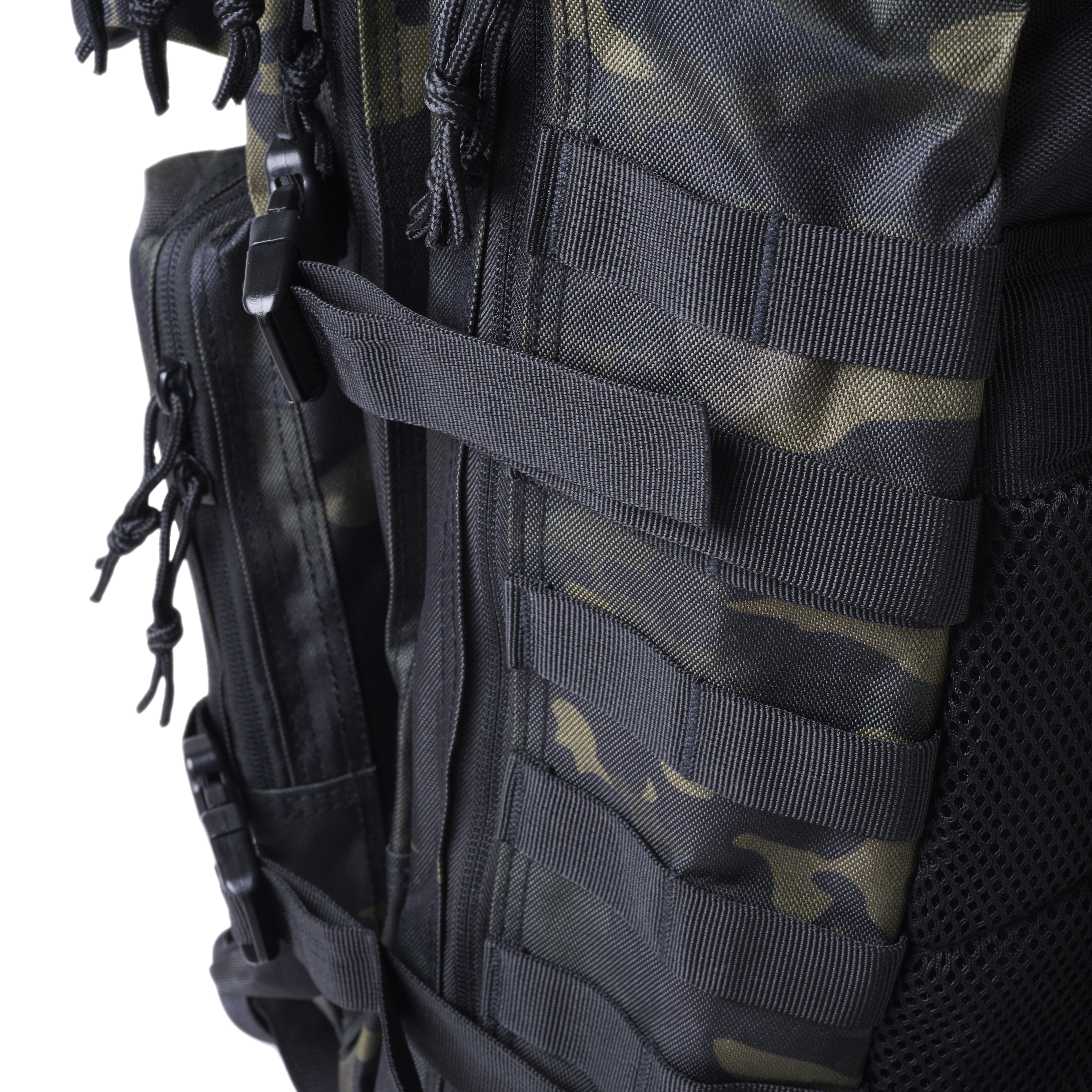 Expedition | Dunkel getarnter taktischer Rucksack mit 40 L Volumen und Patch-Fläche - 5