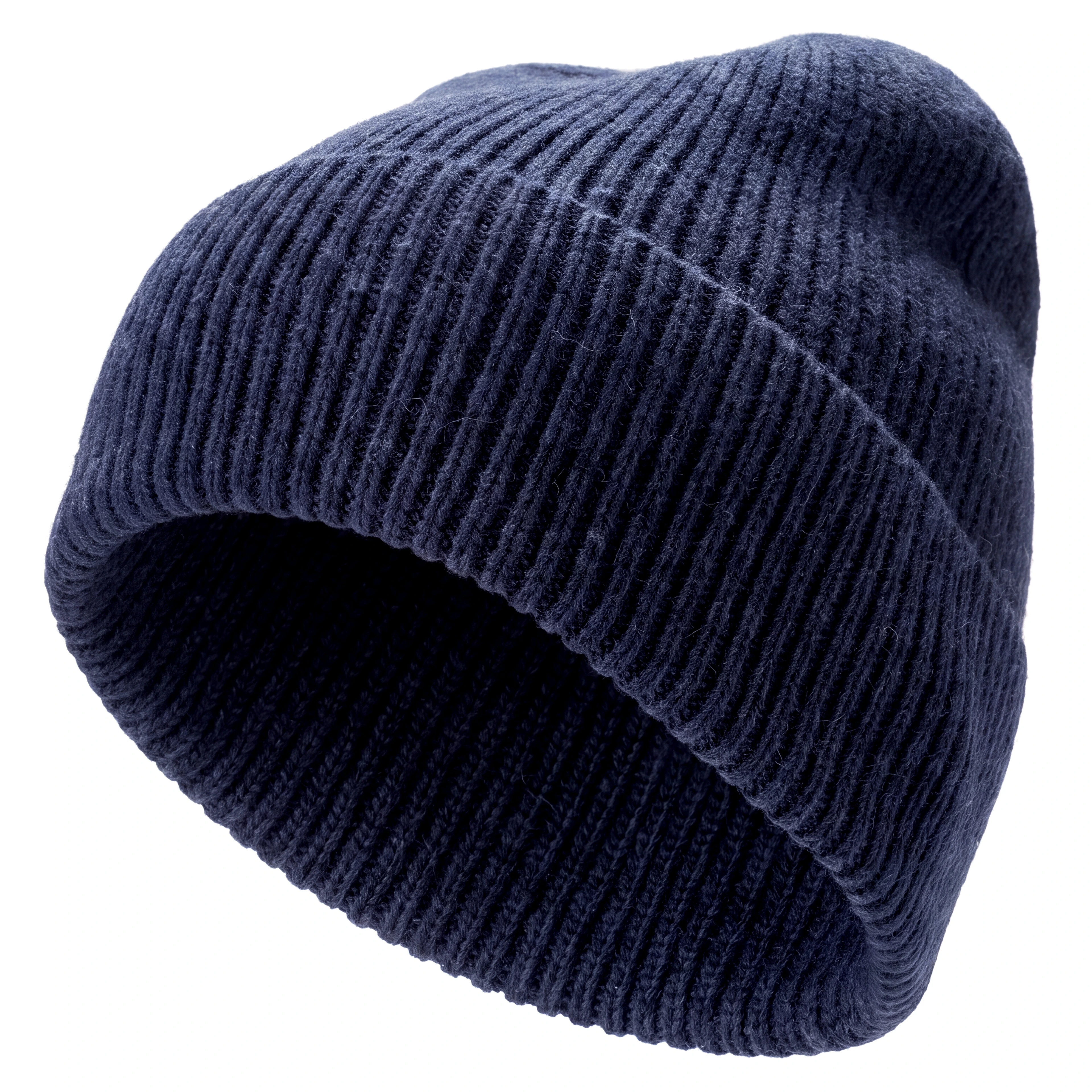 Nordic | Dunkelblaue Beanie aus Wollmischung Nordic | Dunkelblaue Beanie aus Wollmischung