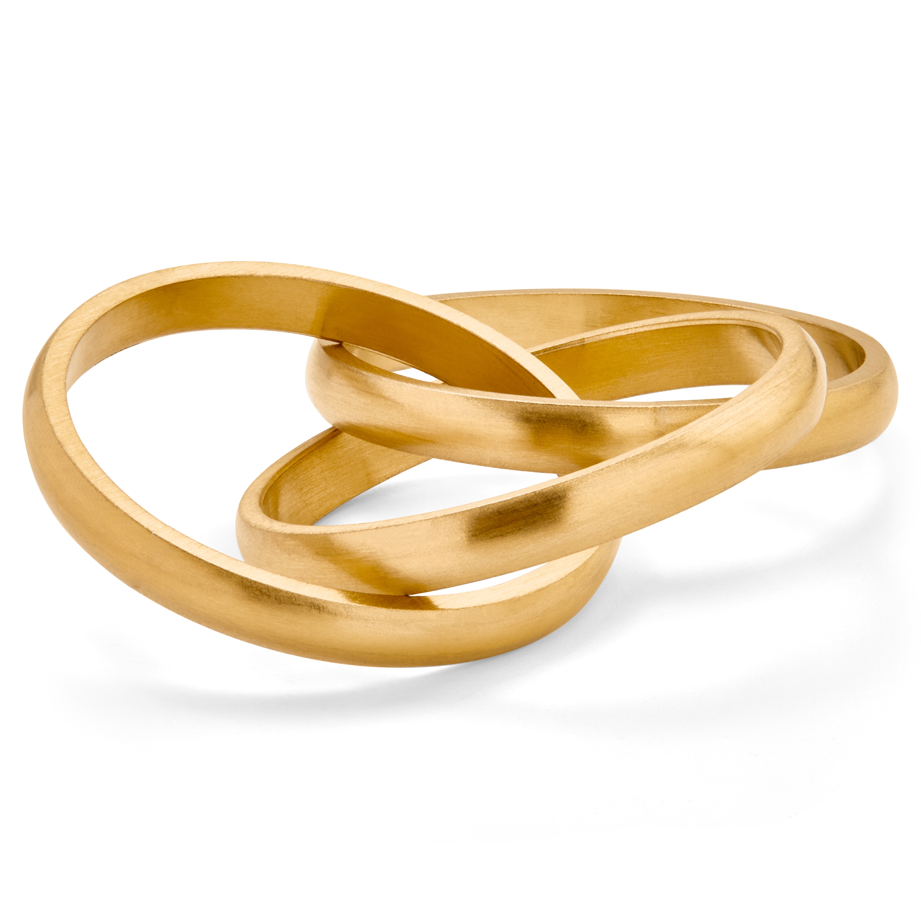 Evan Thiago Goudkleurige Combo van 3 ringen - 2