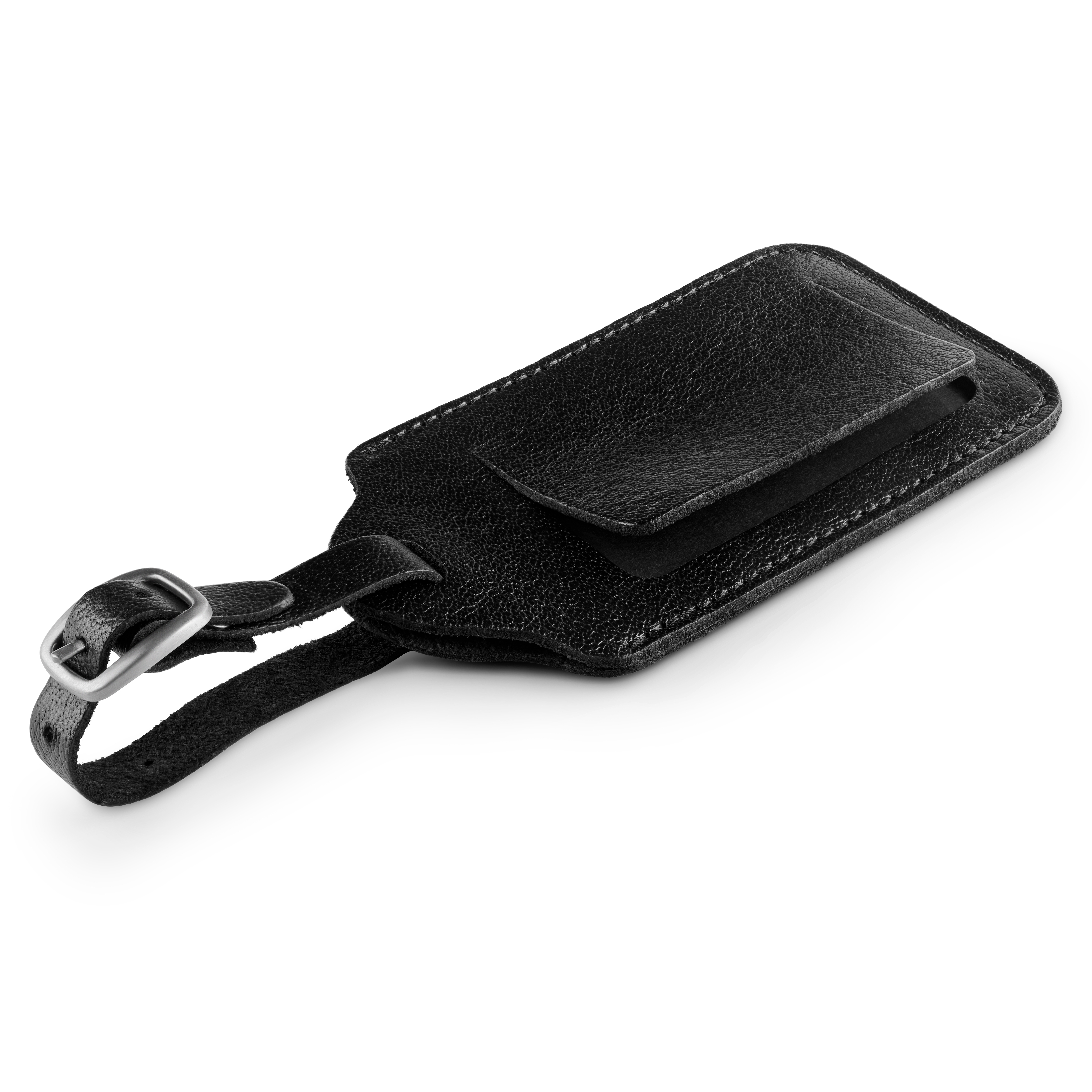 Bagagelabel | California Zwart Volnerf Buffelleer - 2