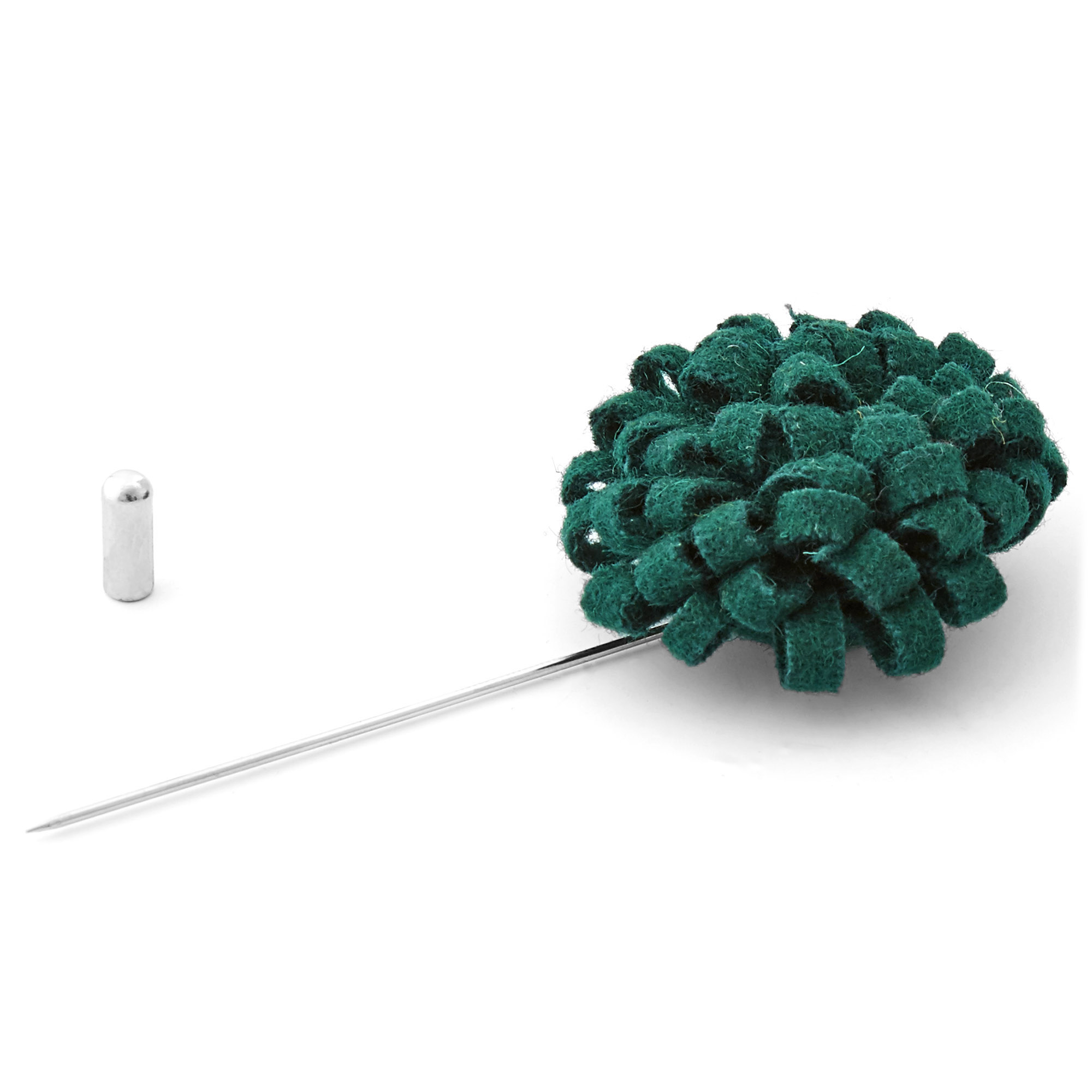 Jakkenål med Kreativ Mørkegrønn Blomst - 2
