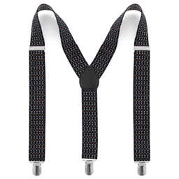 Binary Stitched Pattern  Suspenders - 1 - primary thumbnail small_image gallery