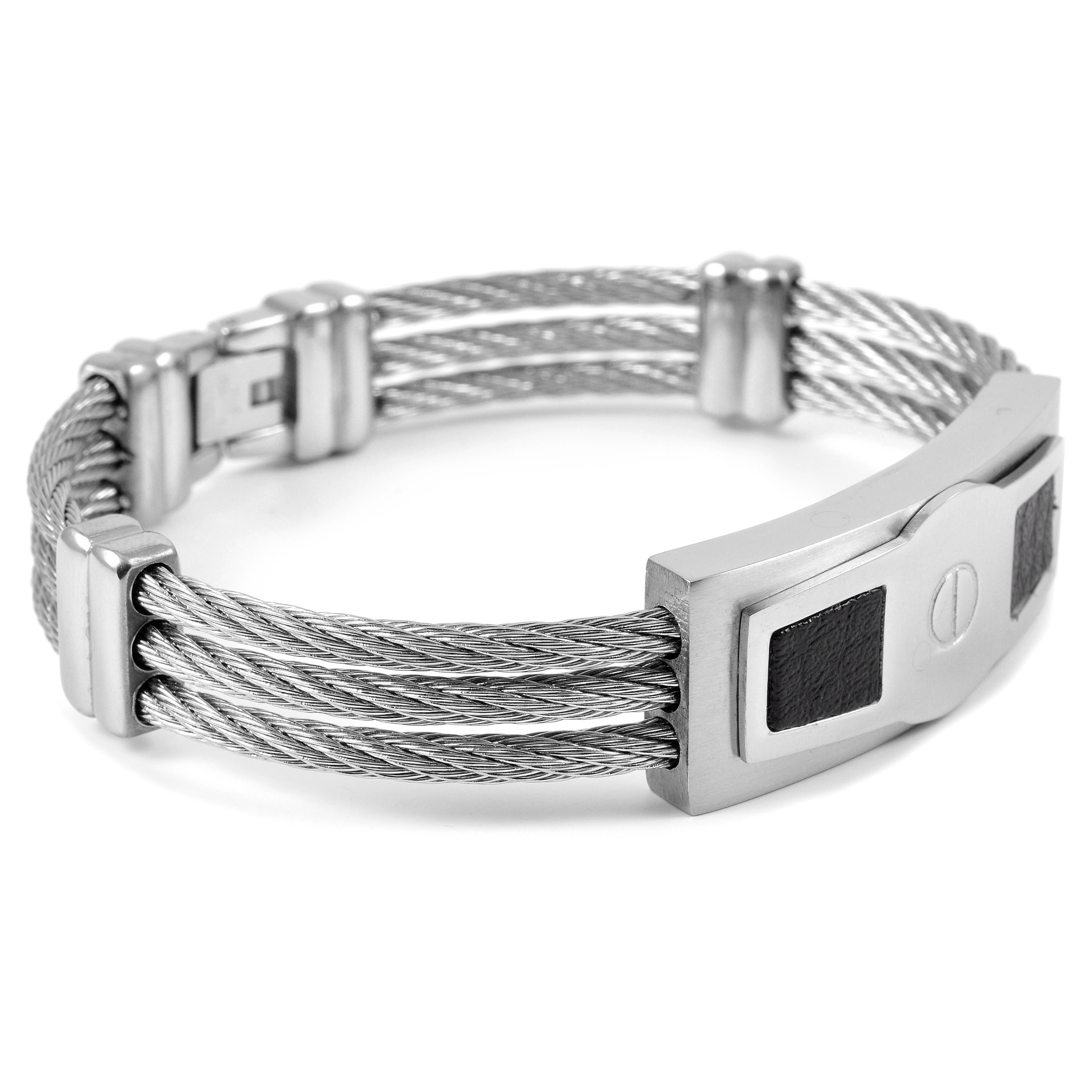Triple Wire Stålarmband - 3