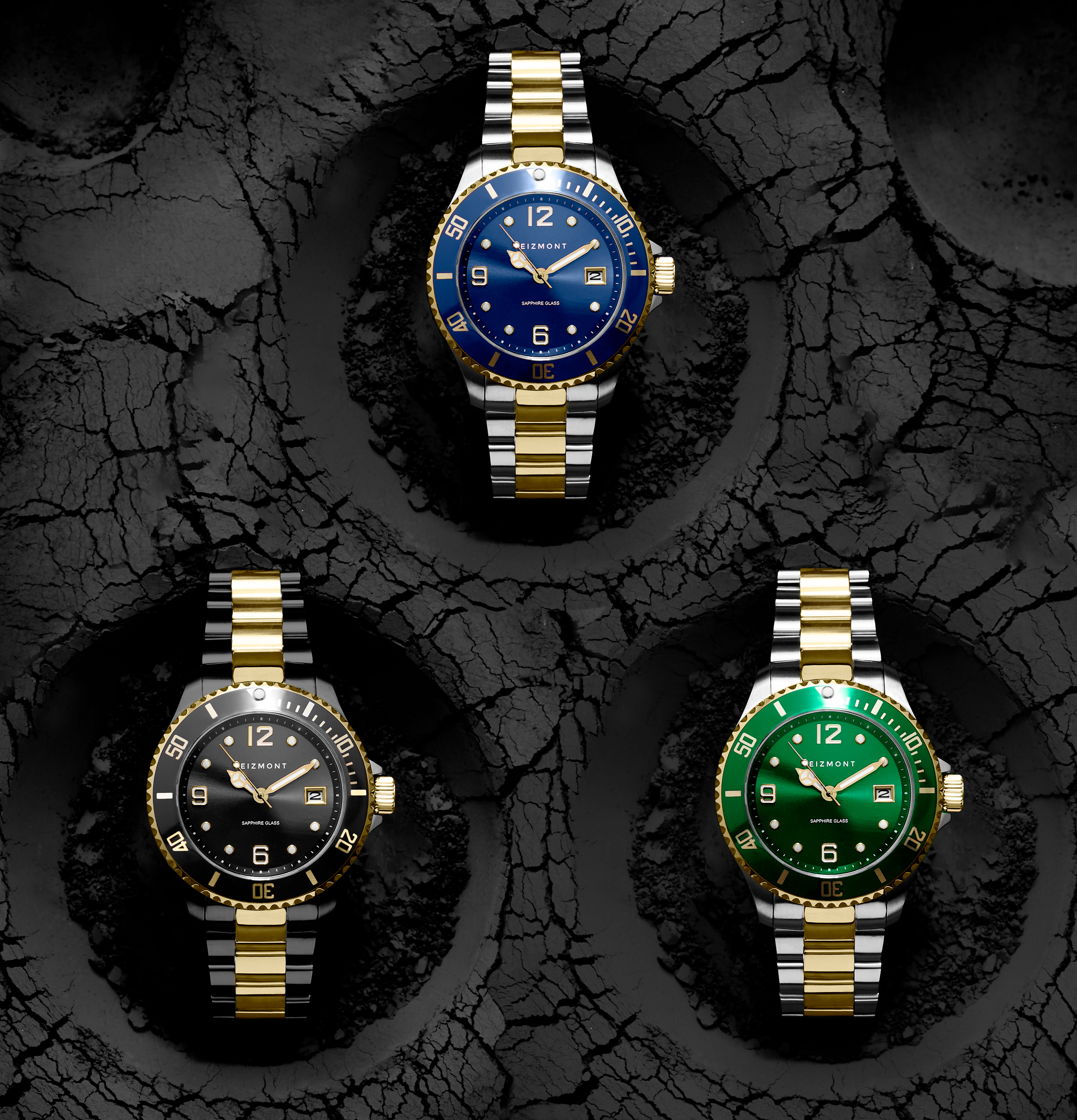 Waterproof Watches with Sapphire Glass