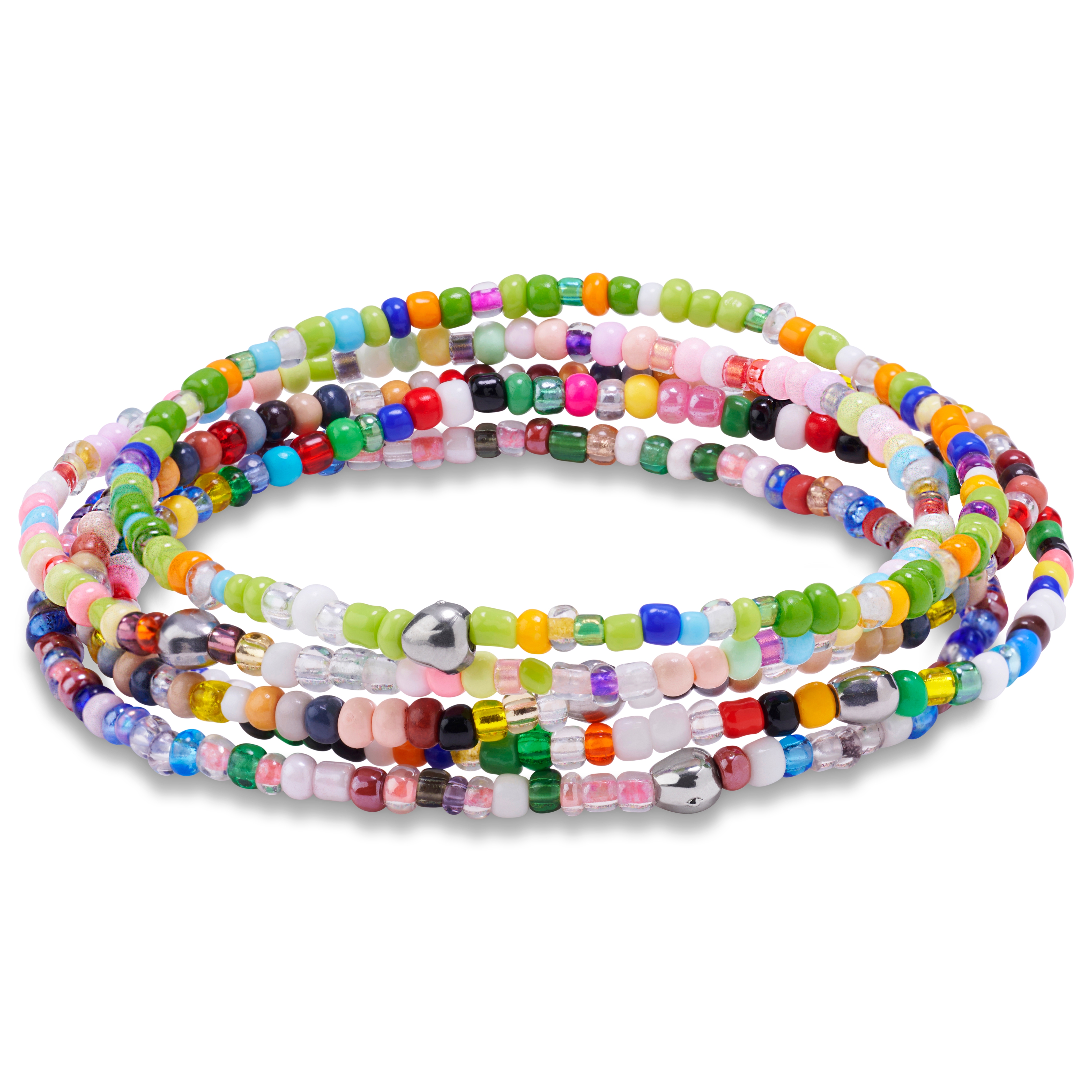 Amalfi | Dark-Tone Multi-Glass Beaded Bracelet