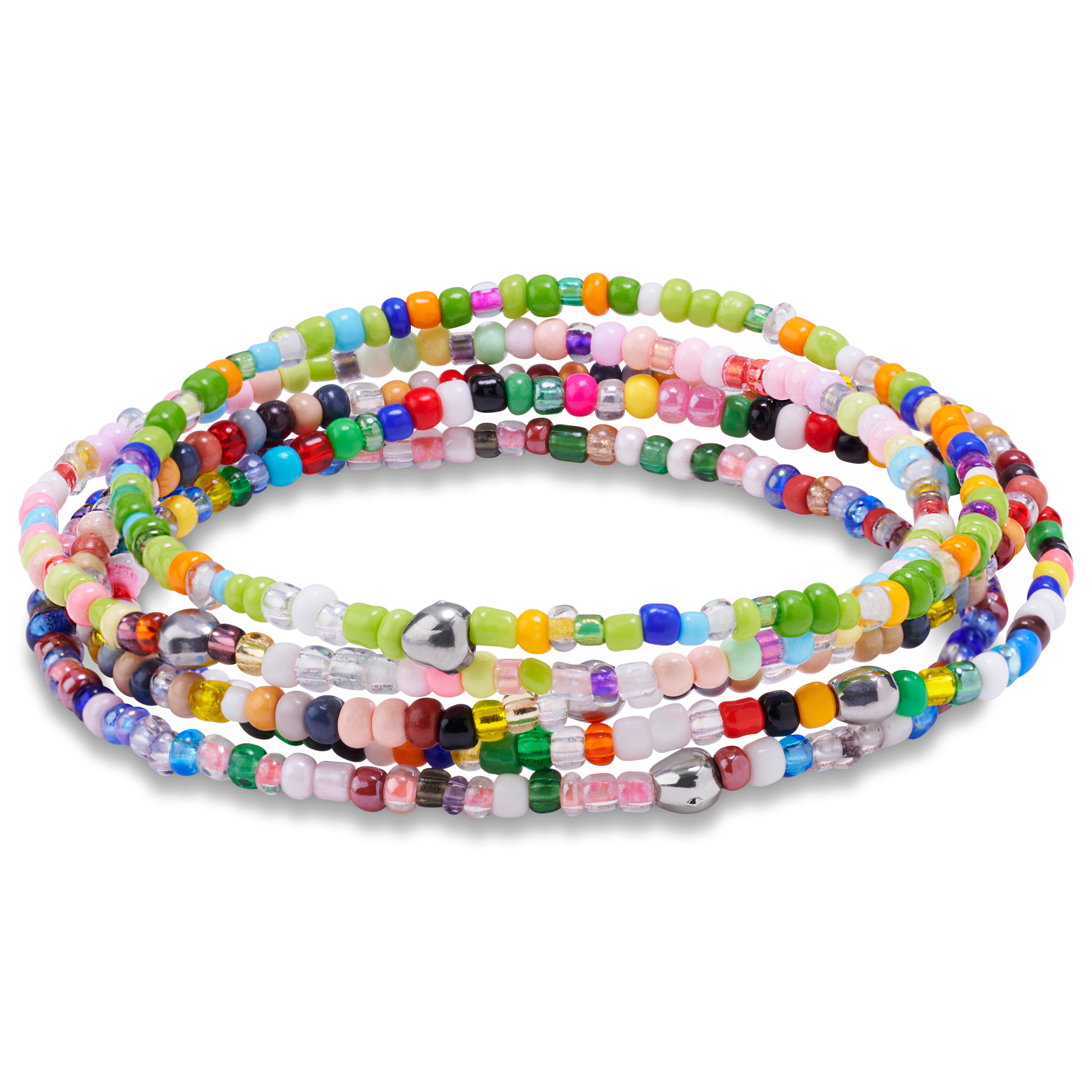 Amalfi | Pulsera de cuentas de cristal multicolor en tonos oscuros - 1